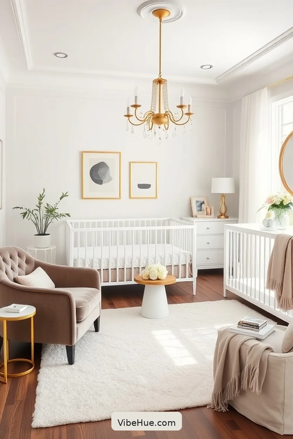 Create a Spring Nursery With Modern Glam Style 4 Stylish Furniture Selections for Create a Spring Nursery With Modern Glam Style