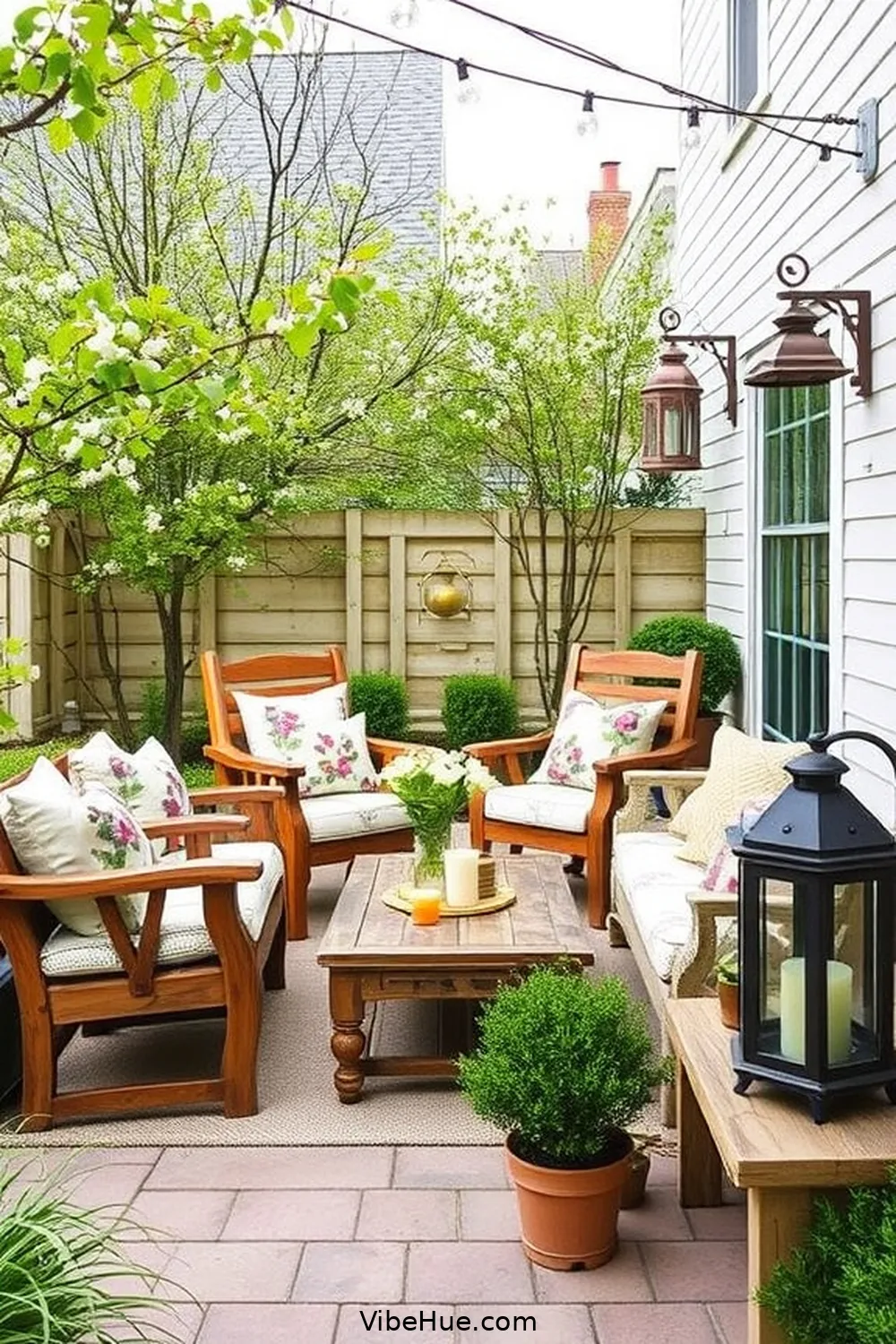 Create a Spring Outdoor Patio in Modern Farmhouse Style 7 Utilize Vintage Accents for Create a Spring Outdoor Patio in Modern Farmhouse Style