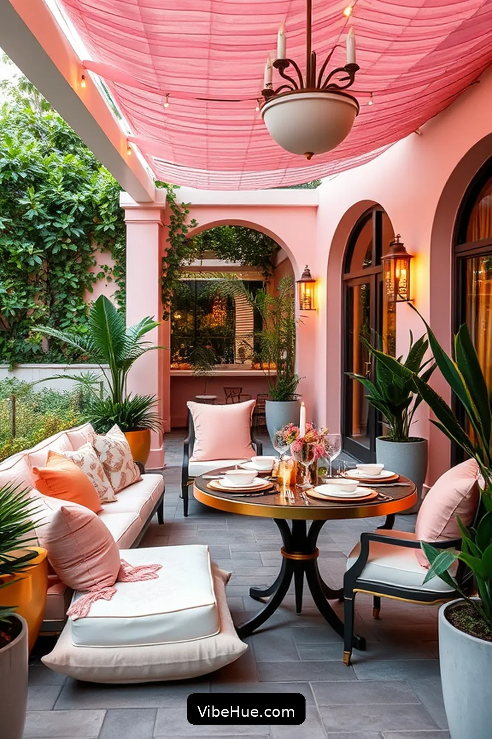 Create a Spring Outdoor Patio in Modern Glam Style 2 Choose a Stylish Color Palette for Create a Spring Outdoor Patio in Modern Glam Style