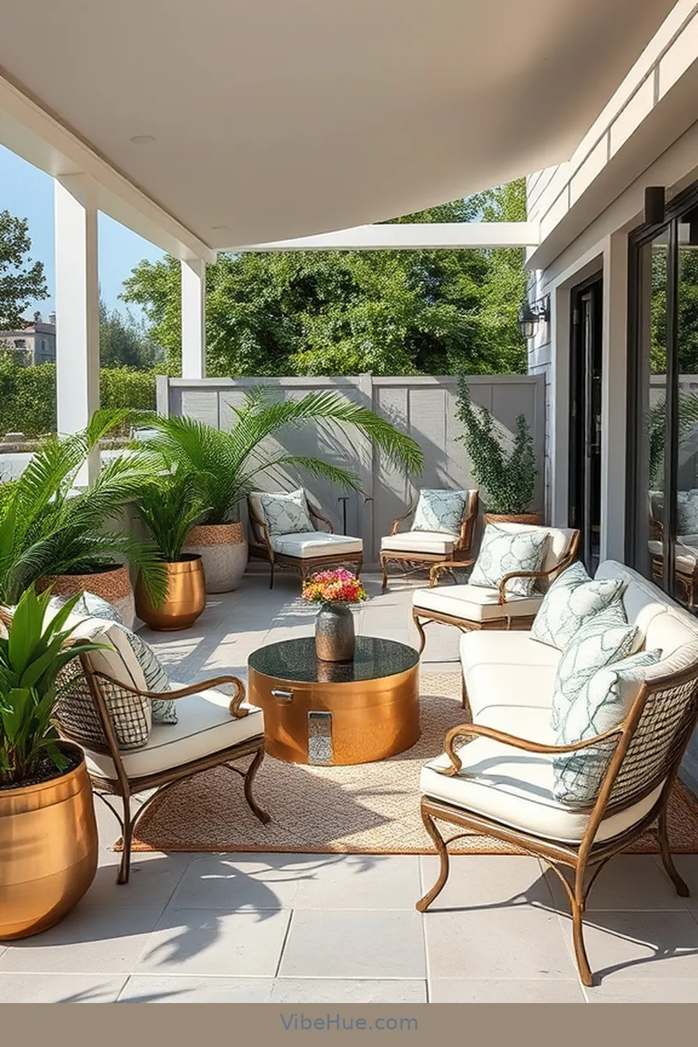 Create a Spring Outdoor Patio in Modern Glam Style 8 Design a Functional Layout for Create a Spring Outdoor Patio in Modern Glam Style