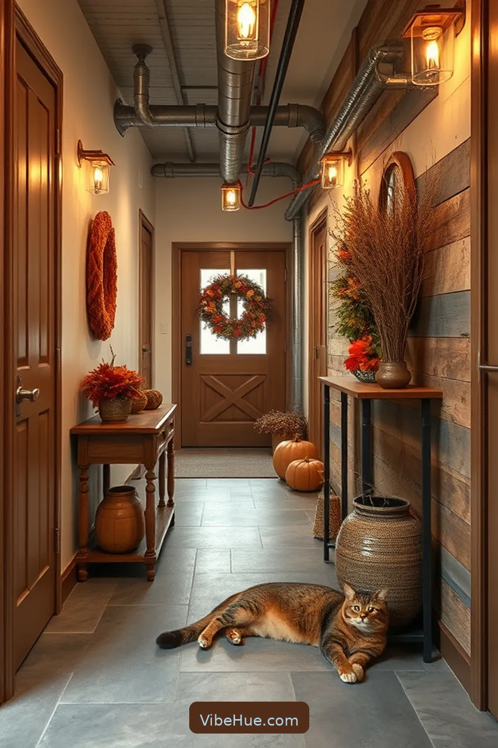 Create a Stunning Fall Hallway With Industrial Style 3 Incorporate Industrial Materials for Create a Stunning Fall Hallway With Industrial Style