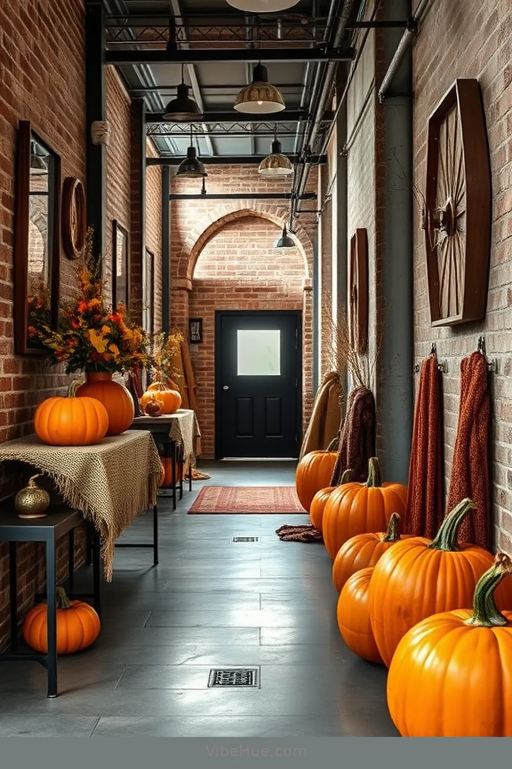 Create a Stunning Fall Hallway With Industrial Style 11 Invest in Bold Accessories for Create a Stunning Fall Hallway With Industrial Style