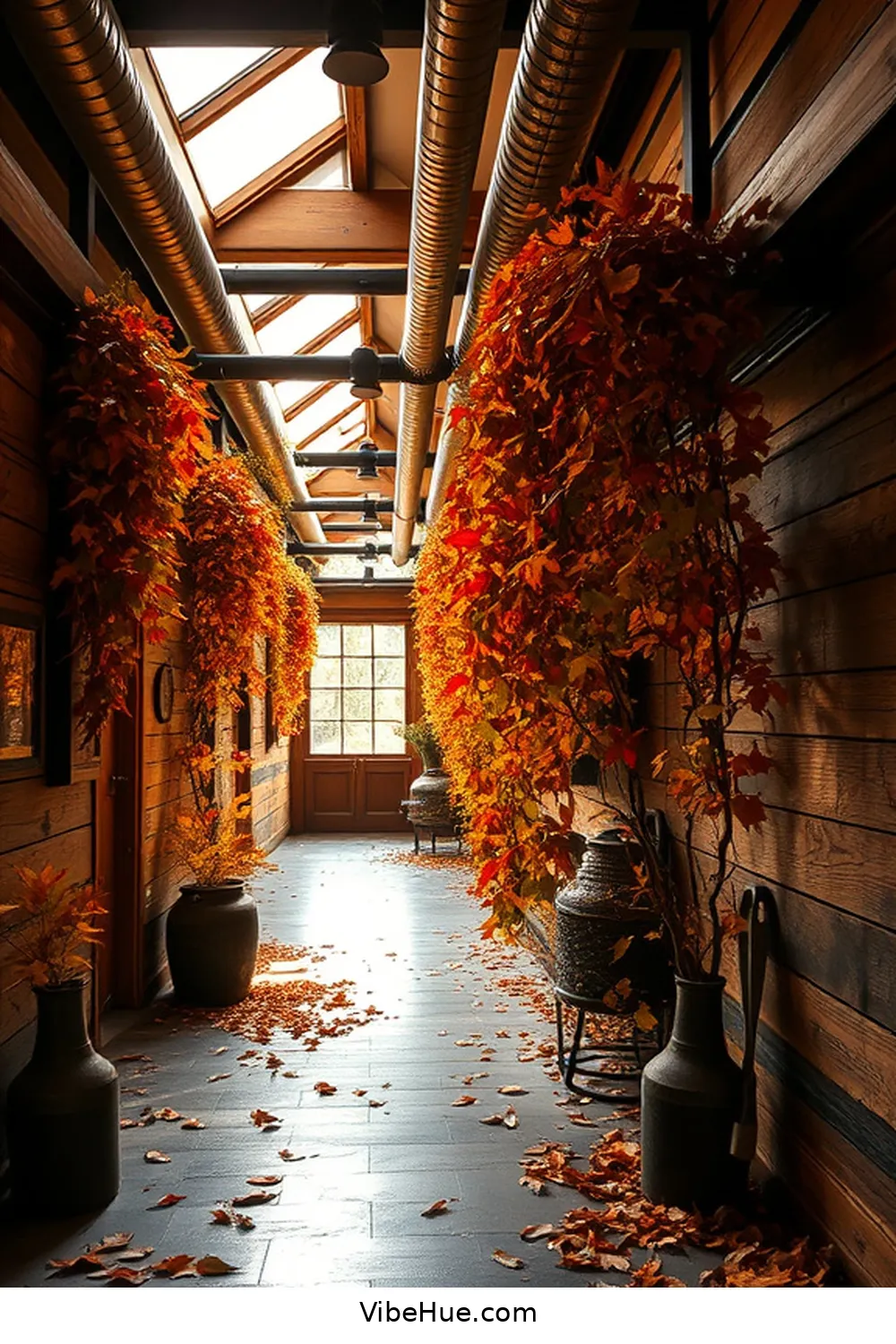 Create a Stunning Fall Hallway With Industrial Style 9 Use Natural Elements for a Touch of Nature for Create a Stunning Fall Hallway With Industrial Style
