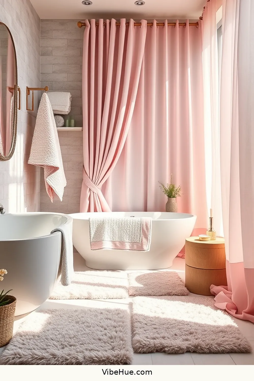 Invest in Luxurious Textiles for Create a Summer Bathroom With Modern Glam Style: a Step-By-Step Guide