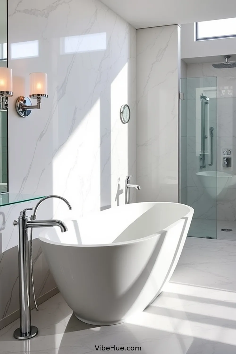 Select Elegant Fixtures for Create a Summer Bathroom With Modern Glam Style: a Step-By-Step Guide