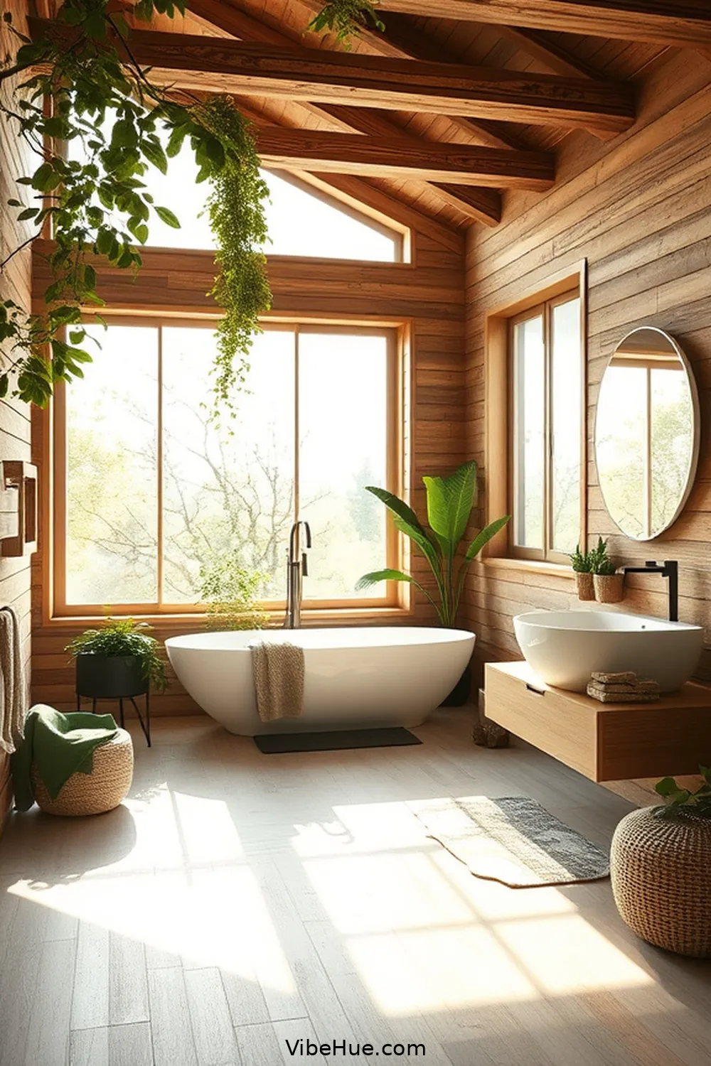 Create a Summer Bathroom With Scandinavian Style 3 Incorporate Natural Materials for Create a Summer Bathroom With Scandinavian Style