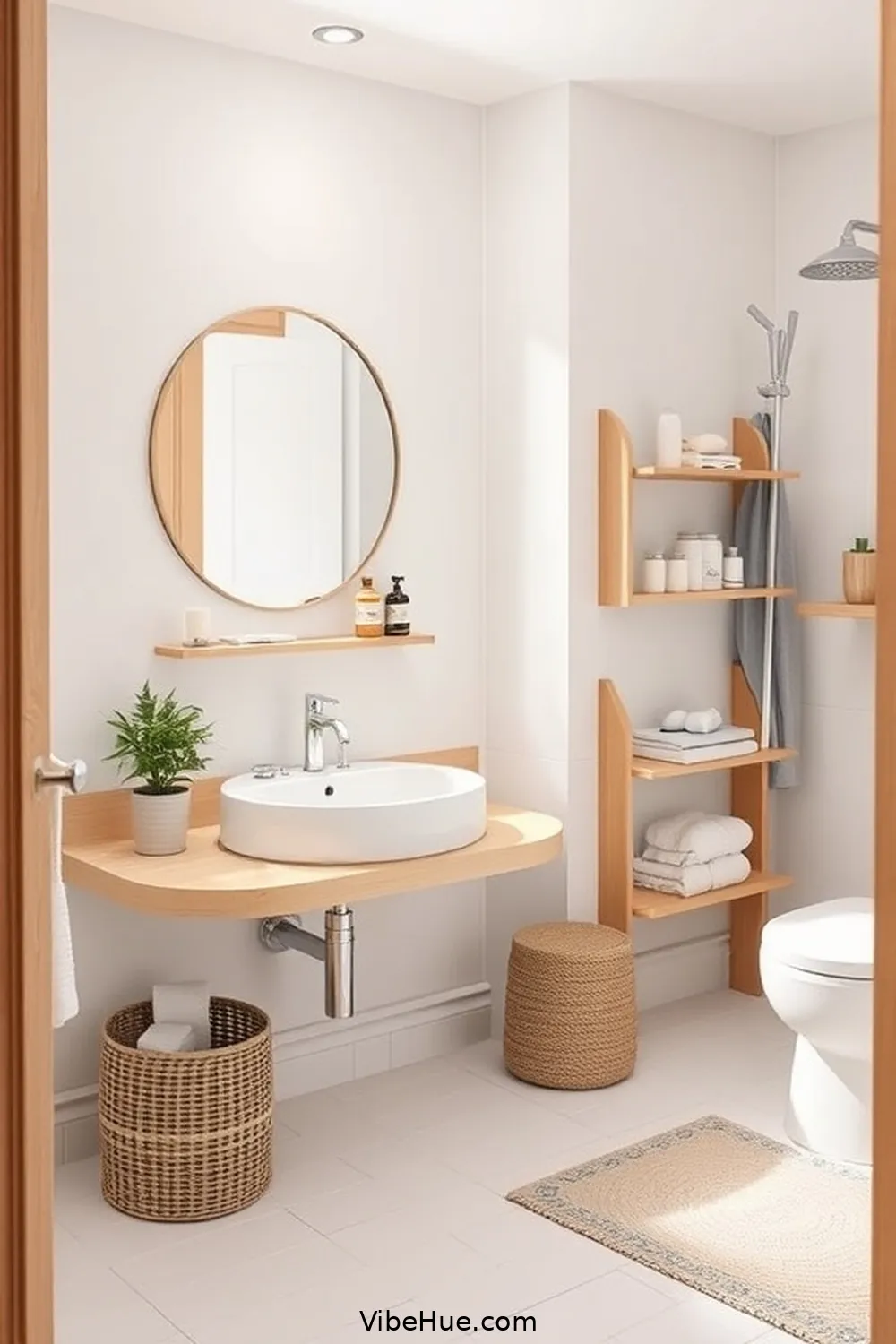 Create a Summer Bathroom With Scandinavian Style 12 Keep It Clutter-Free for Create a Summer Bathroom With Scandinavian Style
