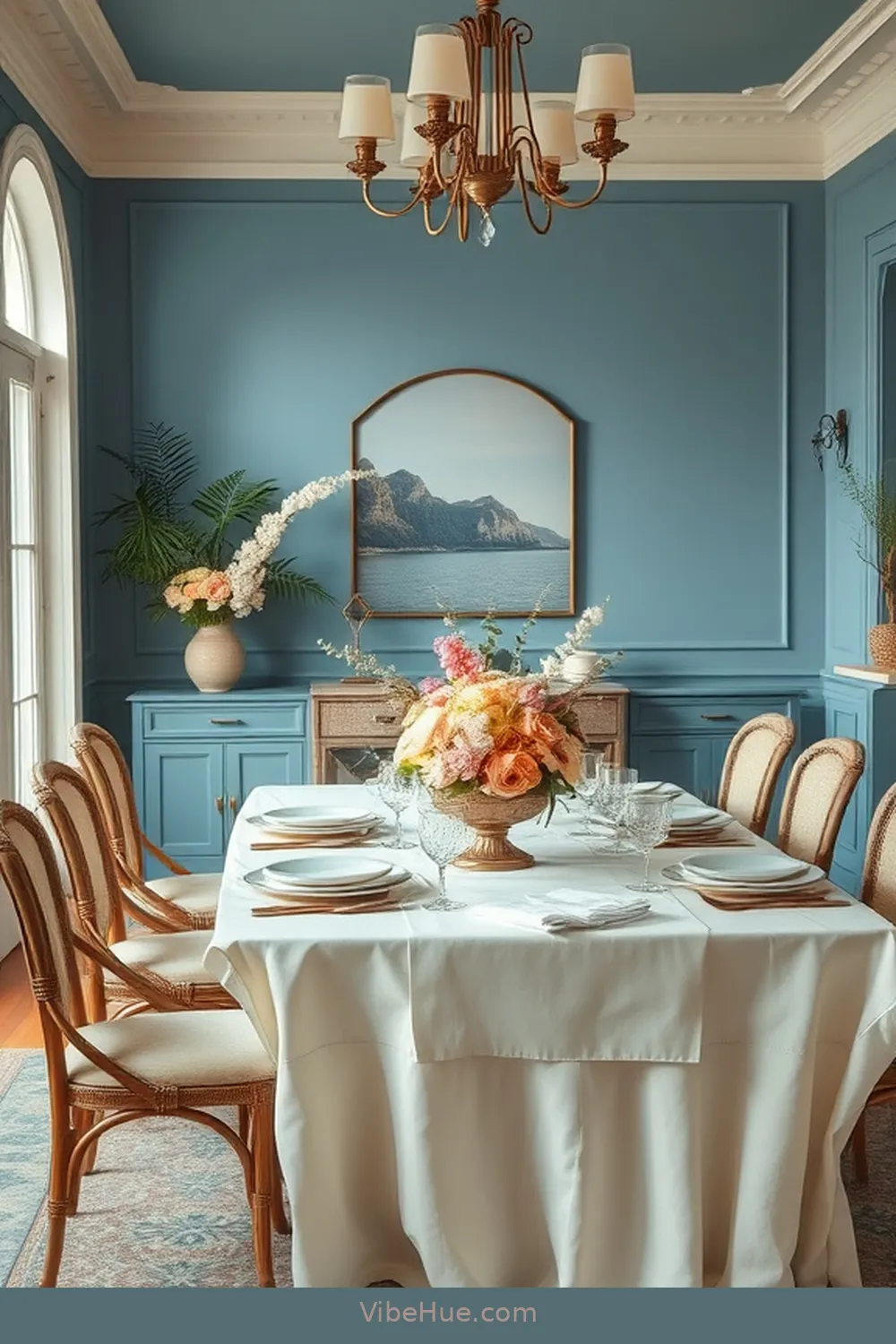 Choosing the Right Color Palette for Create a Summer Dining Room With Traditional Style