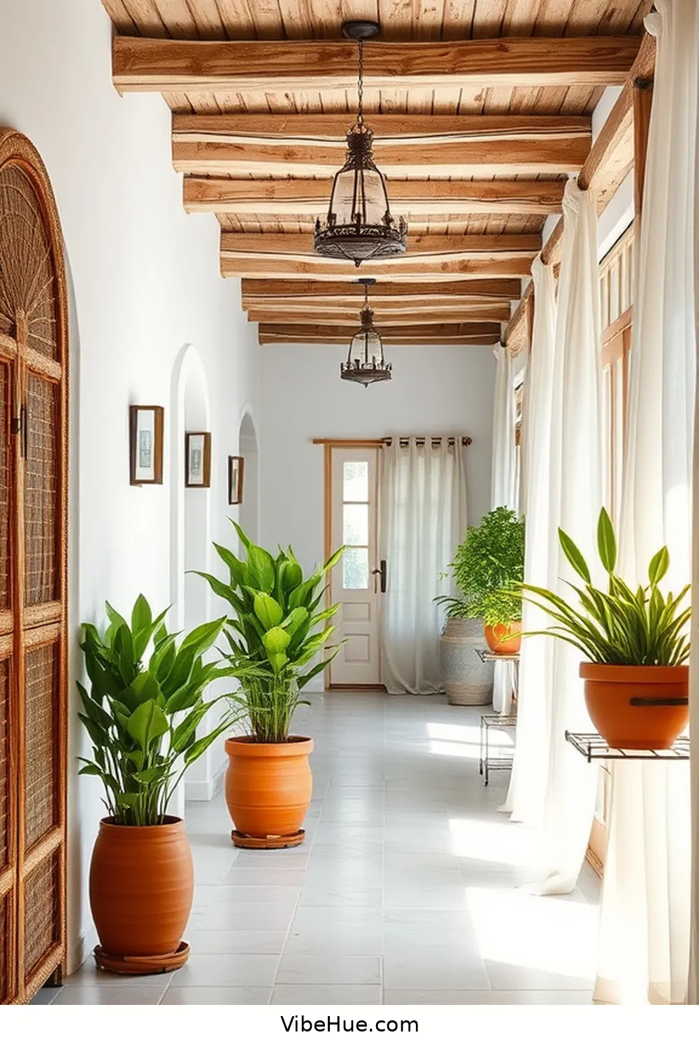 Create a Summer Hallway in Modern Farmhouse Style 3 Incorporate Natural Materials for Create a Summer Hallway in Modern Farmhouse Style