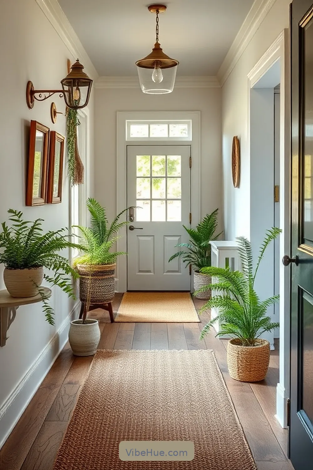 Create a Summer Hallway in Modern Farmhouse Style 8 Showcase Vintage Accents for Create a Summer Hallway in Modern Farmhouse Style