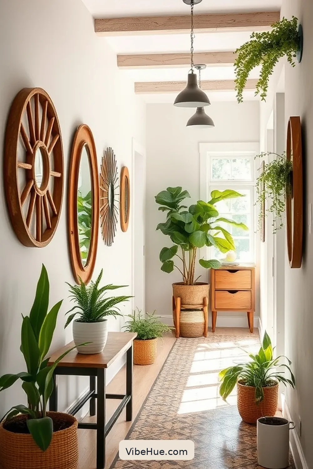 Create a Summer Hallway in Modern Farmhouse Style 10 Utilize Wall Art and Mirrors for Create a Summer Hallway in Modern Farmhouse Style