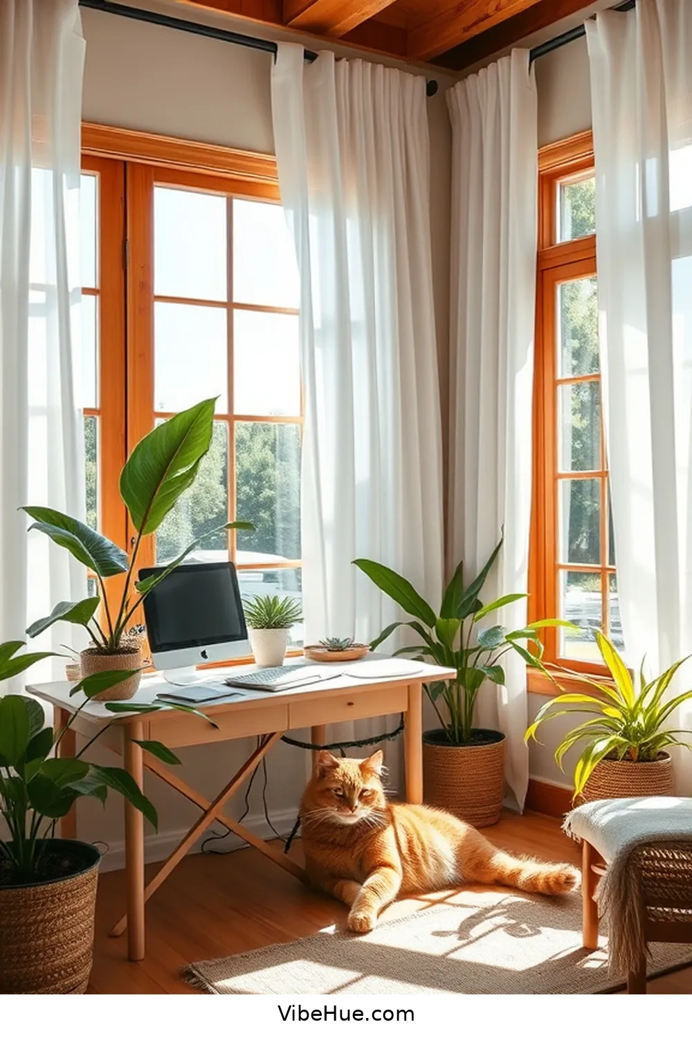 Create a Summer Home Office With Coastal Style 5 Maximizing Natural Light for Create a Summer Home Office With Coastal Style