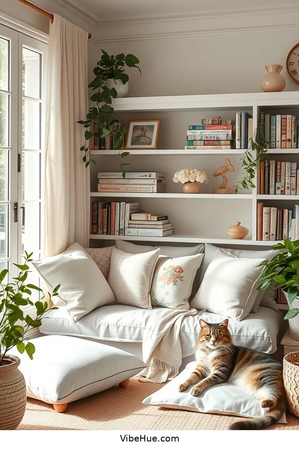 Choosing a Color Palette for Create a Summer Library With Minimalist Style