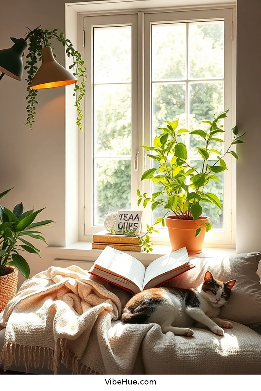 Lighting for Ambiance for Create a Summer Library With Minimalist Style