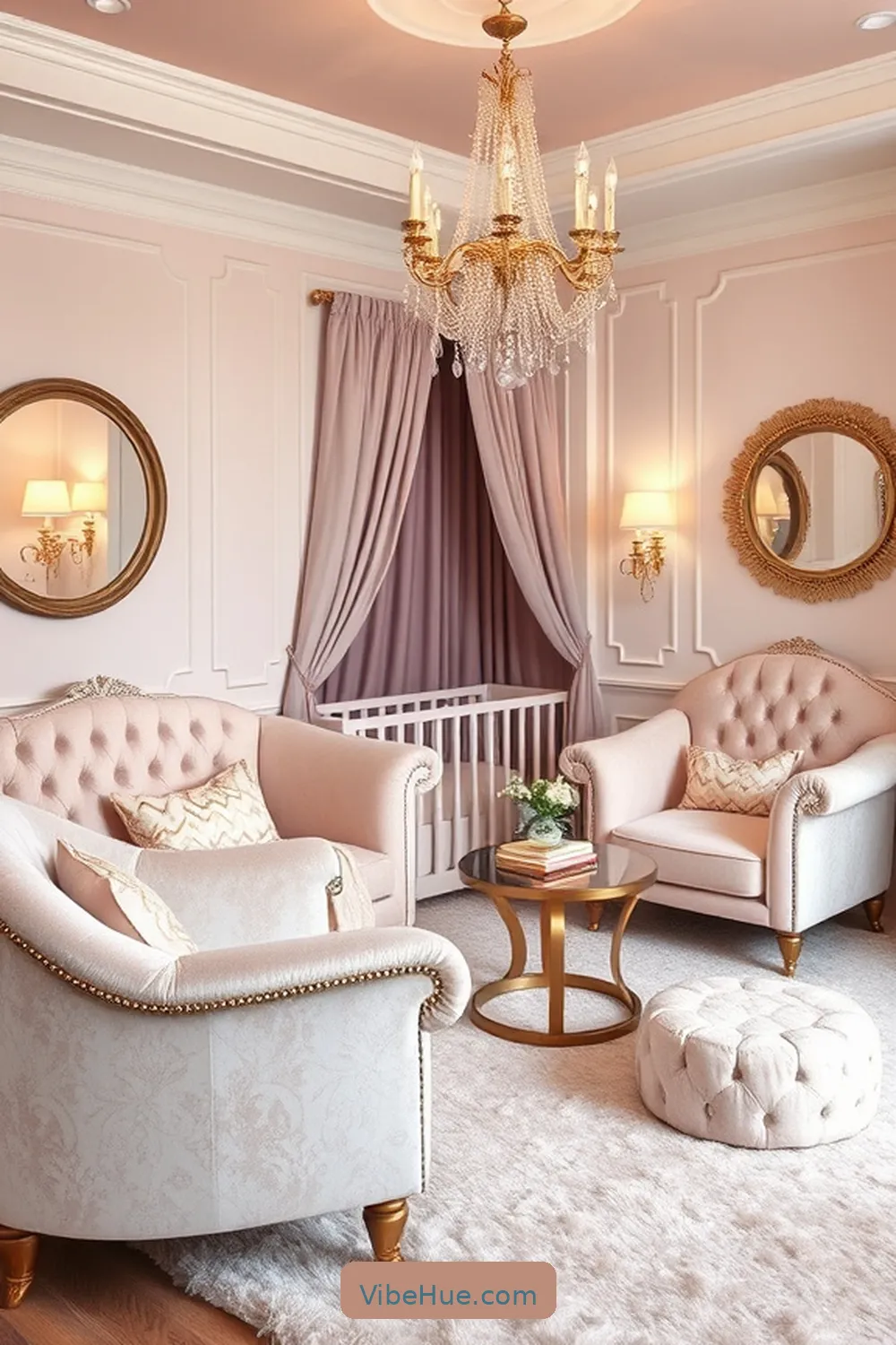 Create a Summer Nursery With Modern Glam Style 3 Choose Glamorous Furniture Pieces for Create a Summer Nursery With Modern Glam Style