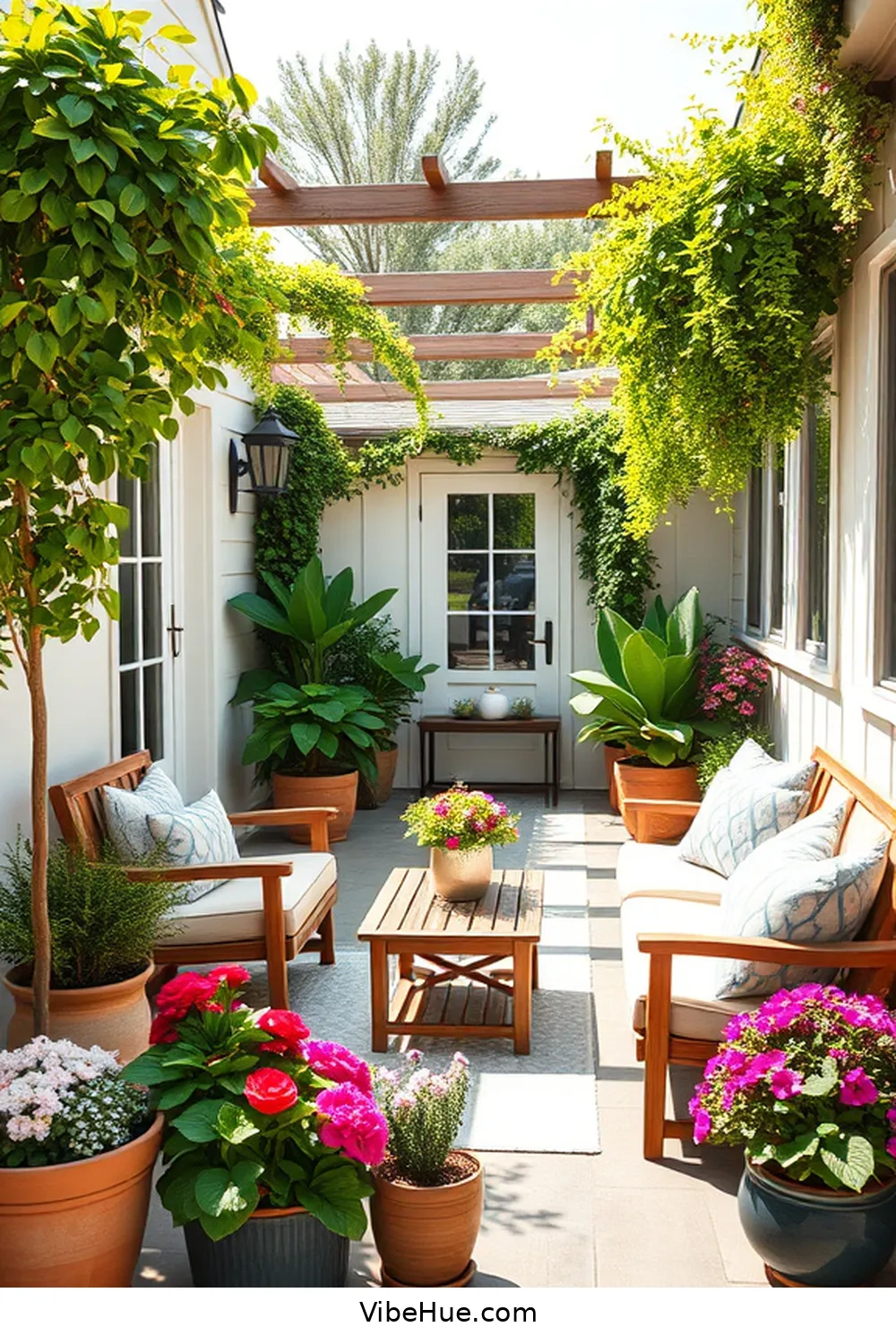 Enhancing Your Space With Greenery for Create a Summer Outdoor Patio in Modern Farmhouse Style