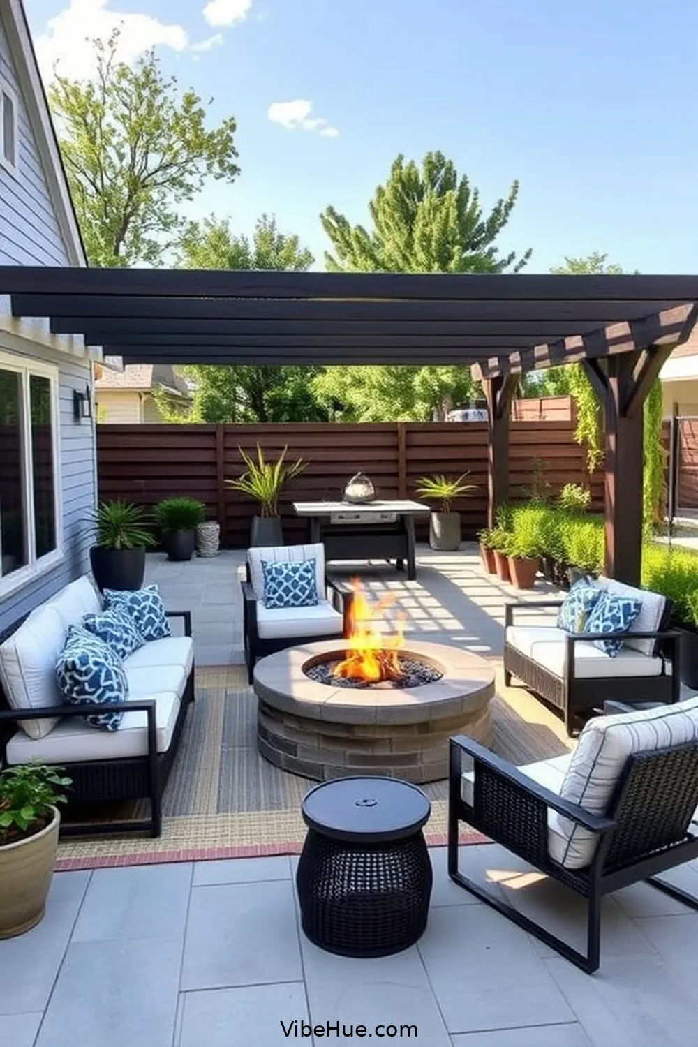 Planning for Weather Considerations for Create a Summer Outdoor Patio in Modern Farmhouse Style