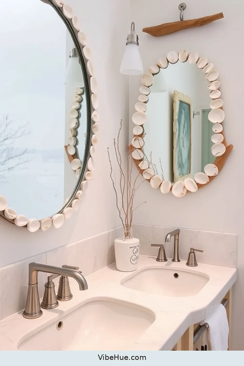 Choose Coastal-Inspired Fixtures for Create a Winter Bathroom With Coastal Style