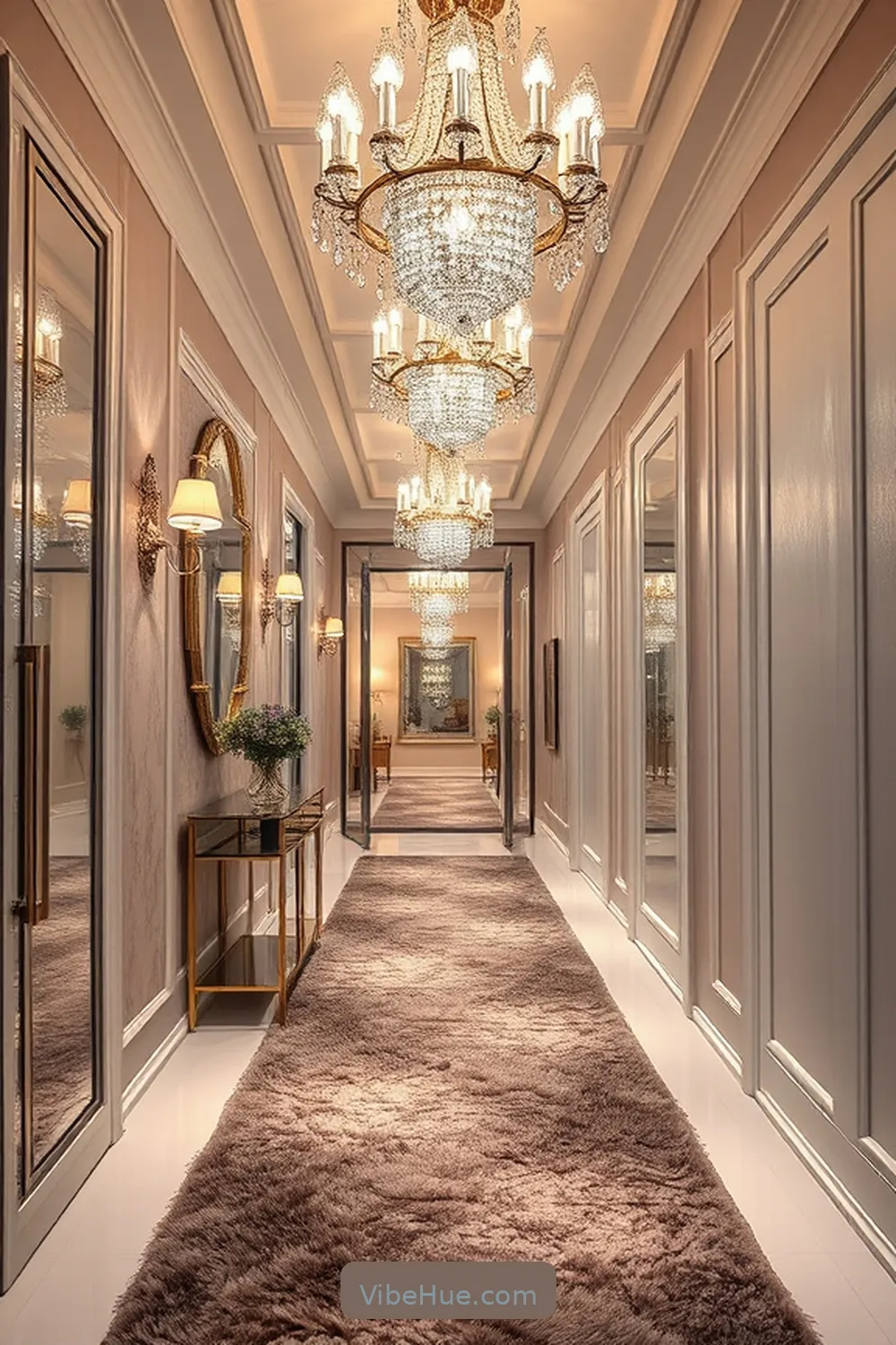 Create a Winter Hallway With Modern Glam Style 4 Add Elegant Lighting Fixtures for Create a Winter Hallway With Modern Glam Style