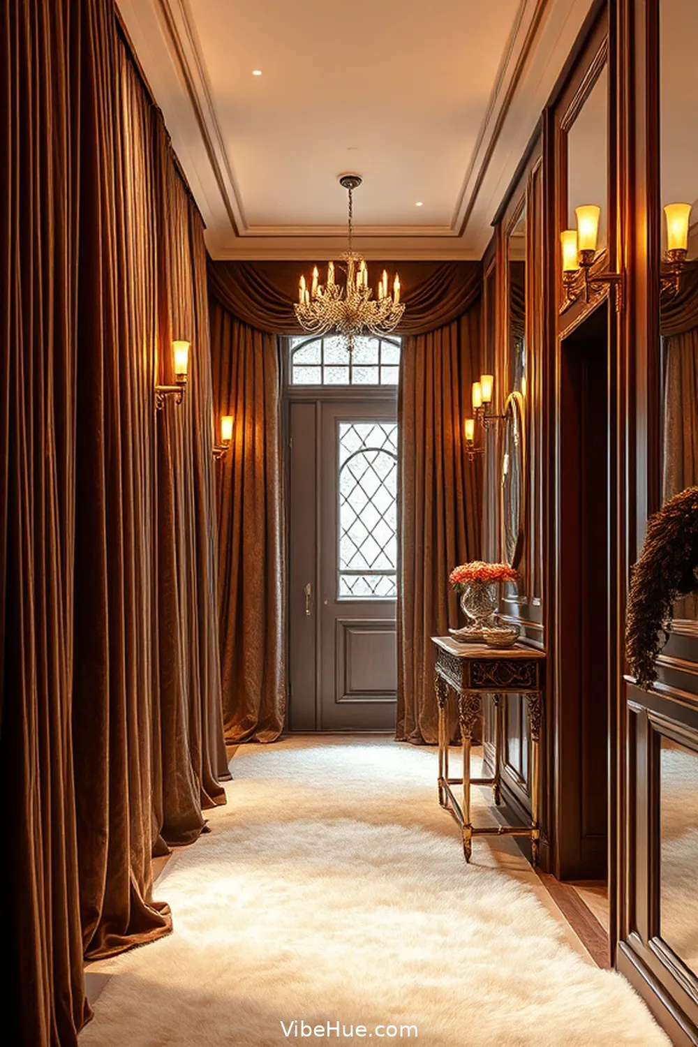 Create a Winter Hallway With Modern Glam Style 3 Embrace Luxurious Textures for Create a Winter Hallway With Modern Glam Style