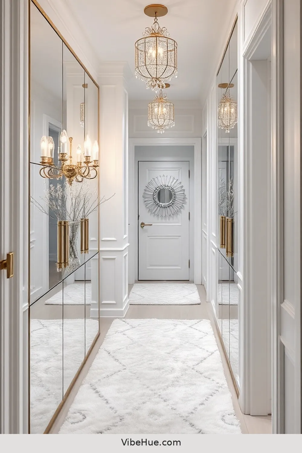 Create a Winter Hallway With Modern Glam Style 7 Select Chic Storage Solutions for Create a Winter Hallway With Modern Glam Style