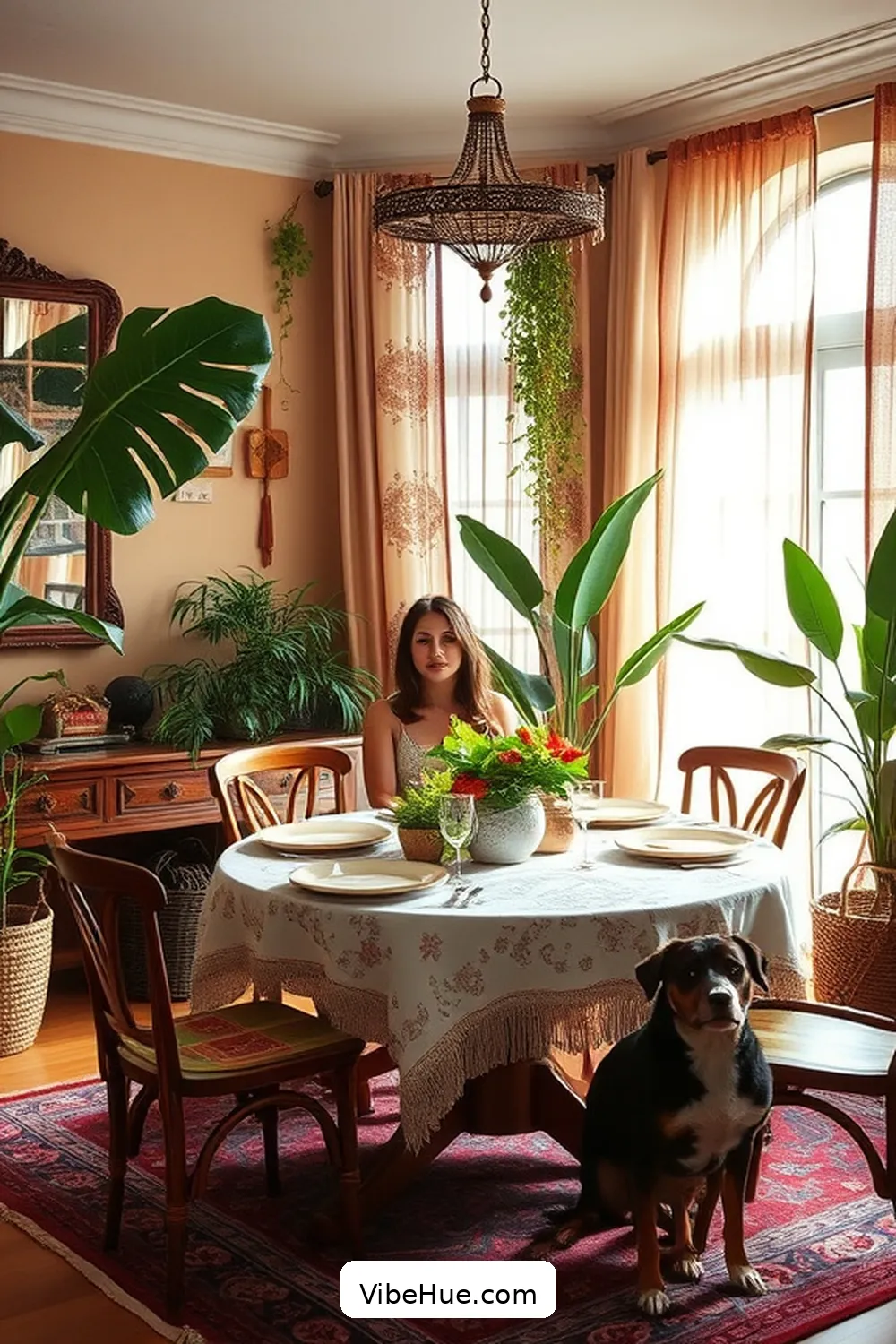 Choosing the Right Color Palette for Create a Year-Round Bohemian Style Dining Room