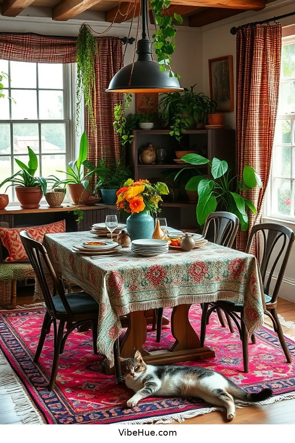 Understanding Bohemian Style for Create a Year-Round Bohemian Style Dining Room