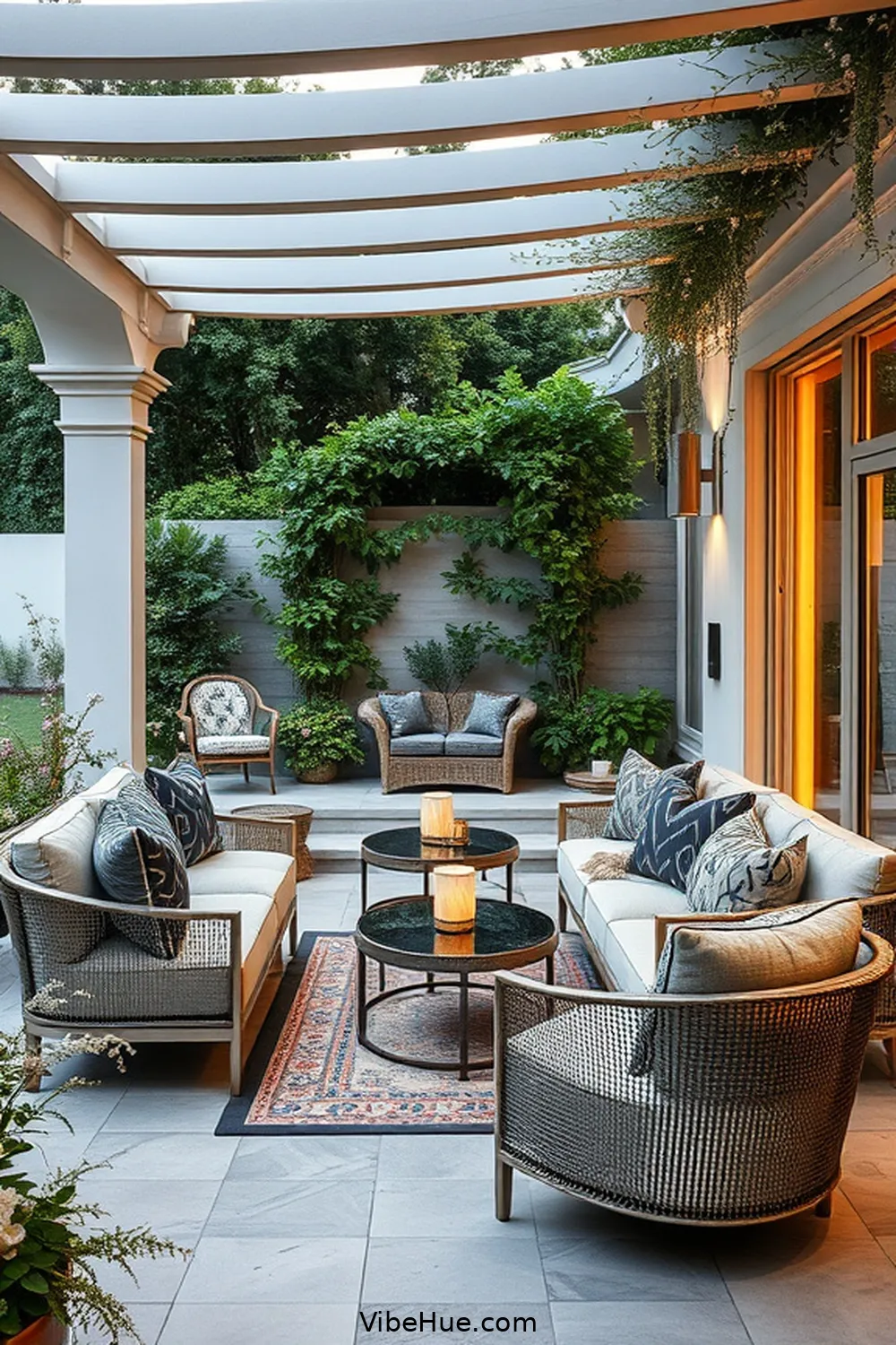 Selecting Elegant Outdoor Furniture for Create a Year-Round Outdoor Patio in Modern Glam Style