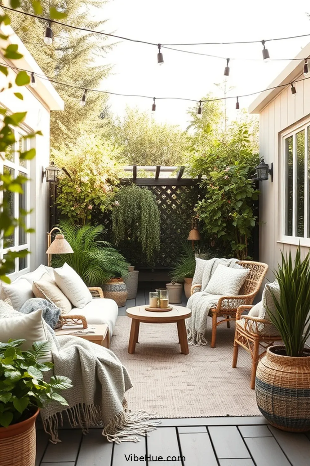 Create a Year-Round Scandinavian Style Outdoor Patio 6 Focus on Comfort With Textiles for Create a Year-Round Scandinavian Style Outdoor Patio