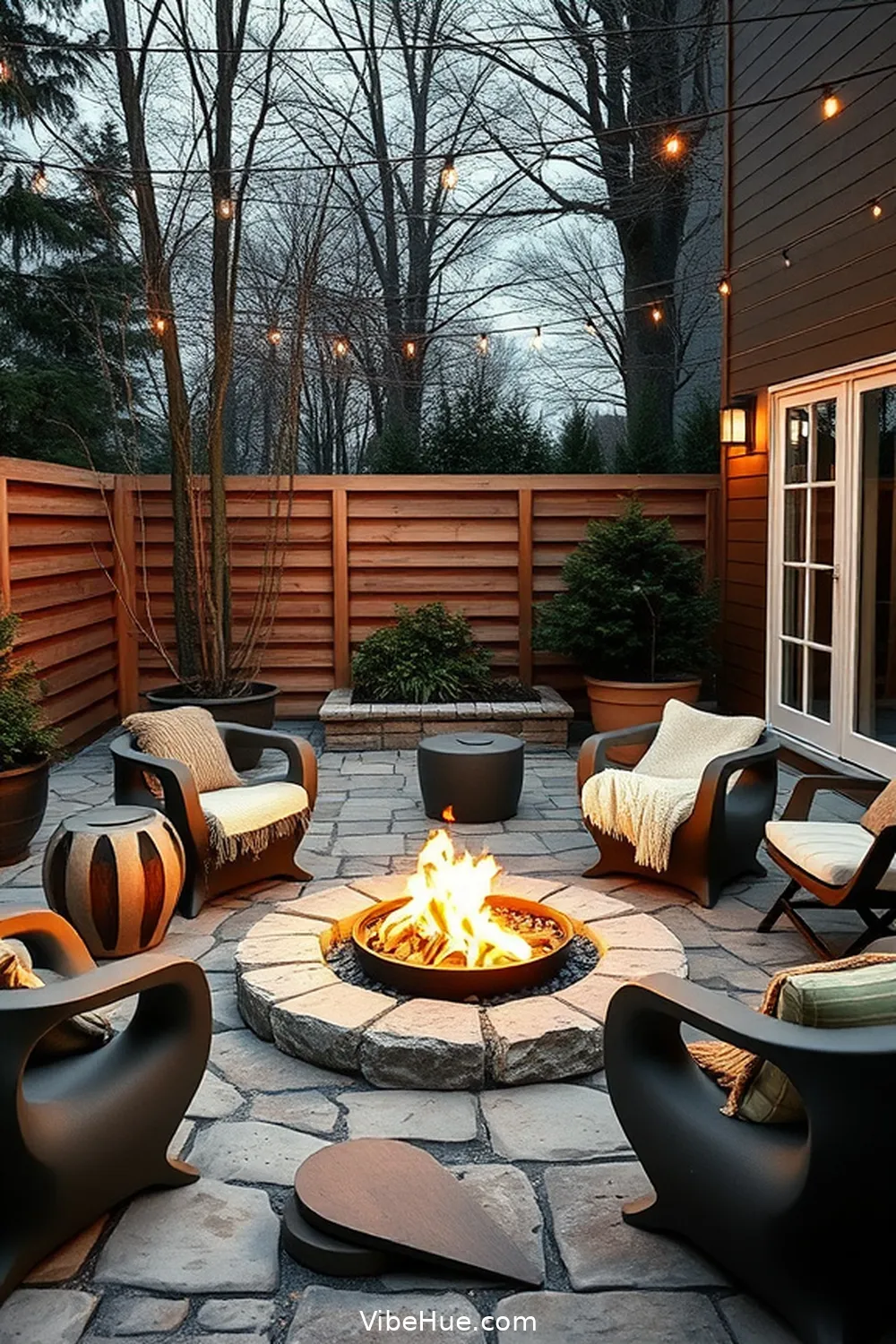 Create a Year-Round Scandinavian Style Outdoor Patio 11 Integrate Fire Elements for Warmth for Create a Year-Round Scandinavian Style Outdoor Patio