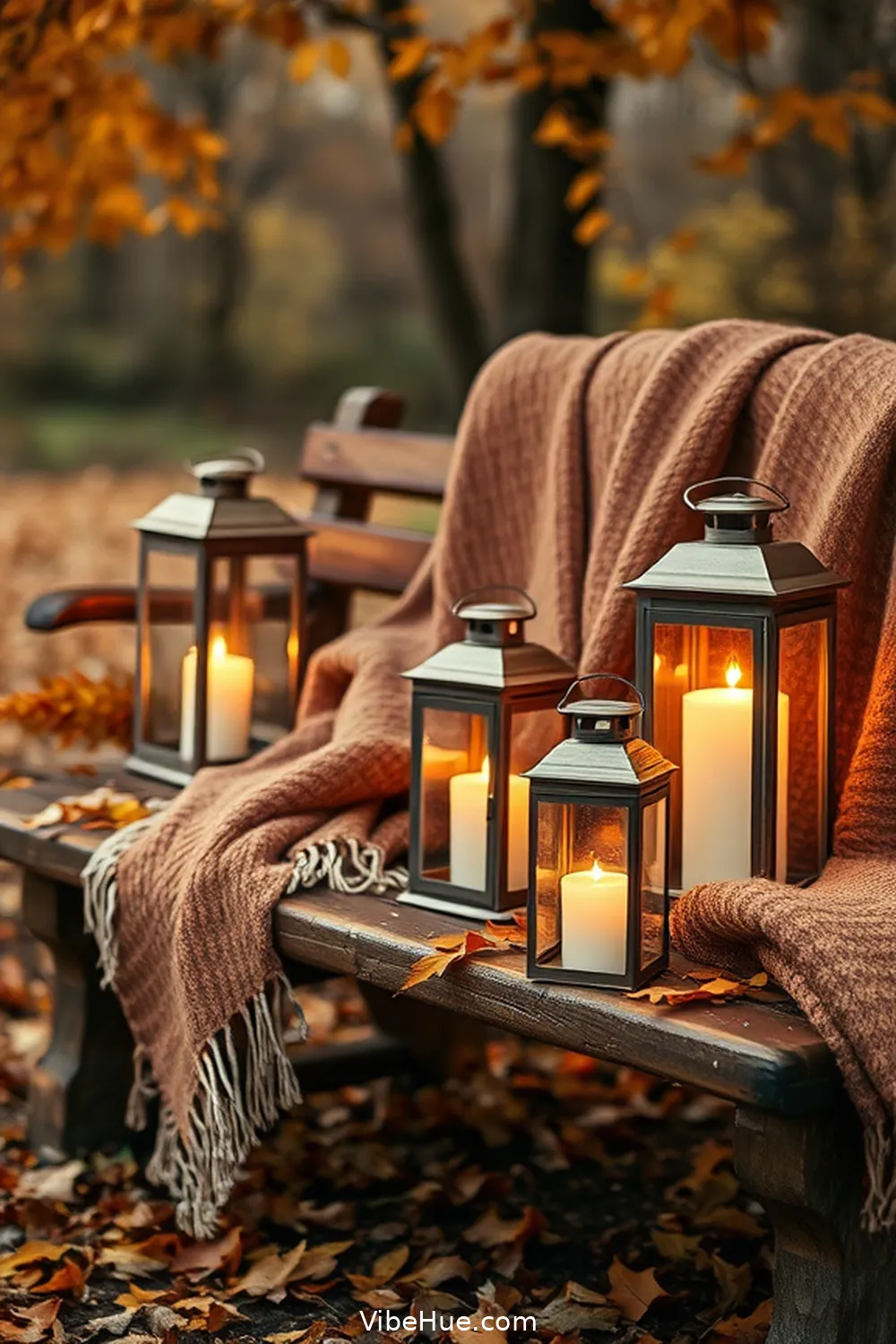 Creating a Cozy Fall Entryway in Rustic Style 6 Use Rustic Lighting Options for Creating a Cozy Fall Entryway in Rustic Style