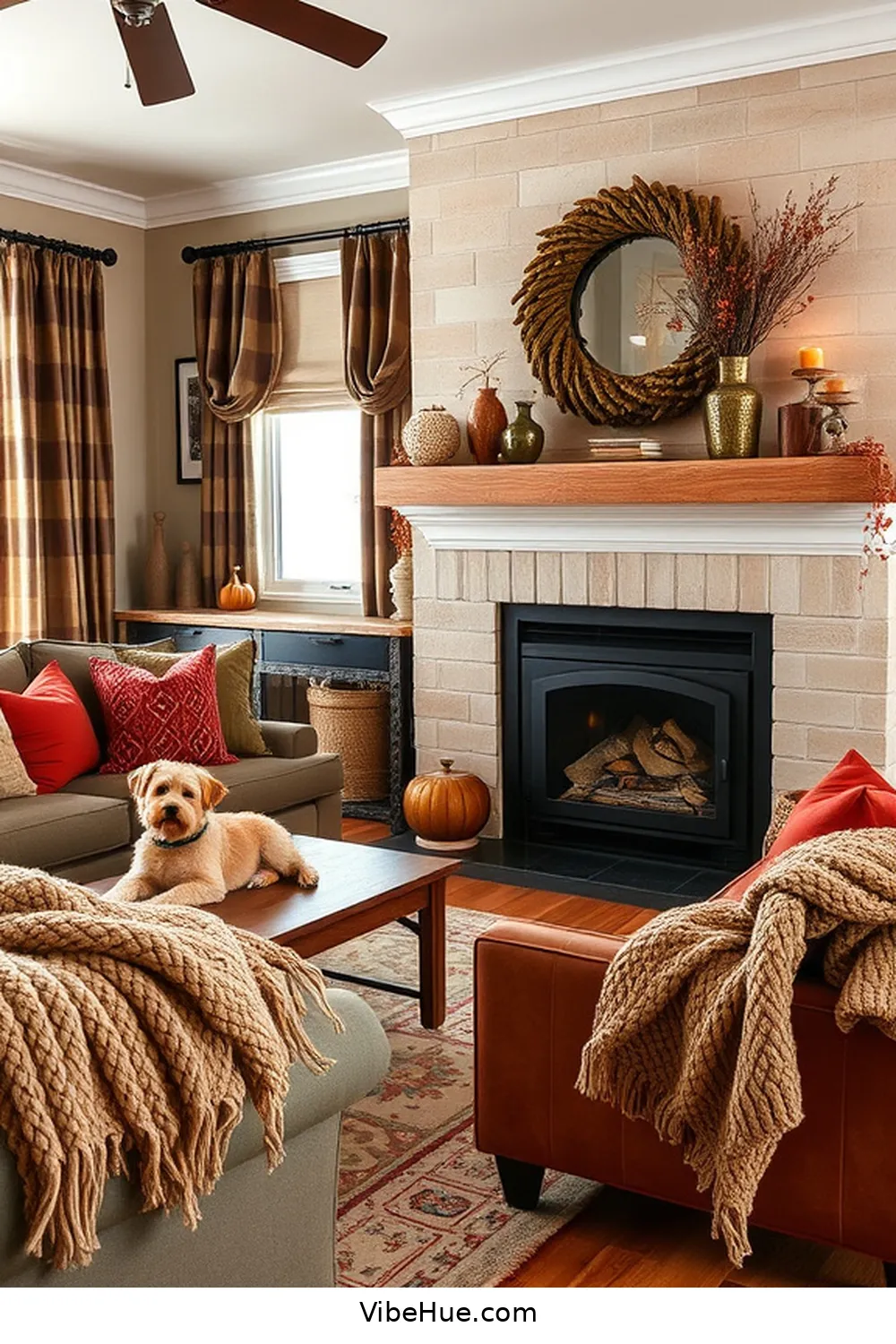 Creating a Cozy Fall Living Room With Industrial Style 2 Embrace Earthy Color Palettes for Creating a Cozy Fall Living Room With Industrial Style
