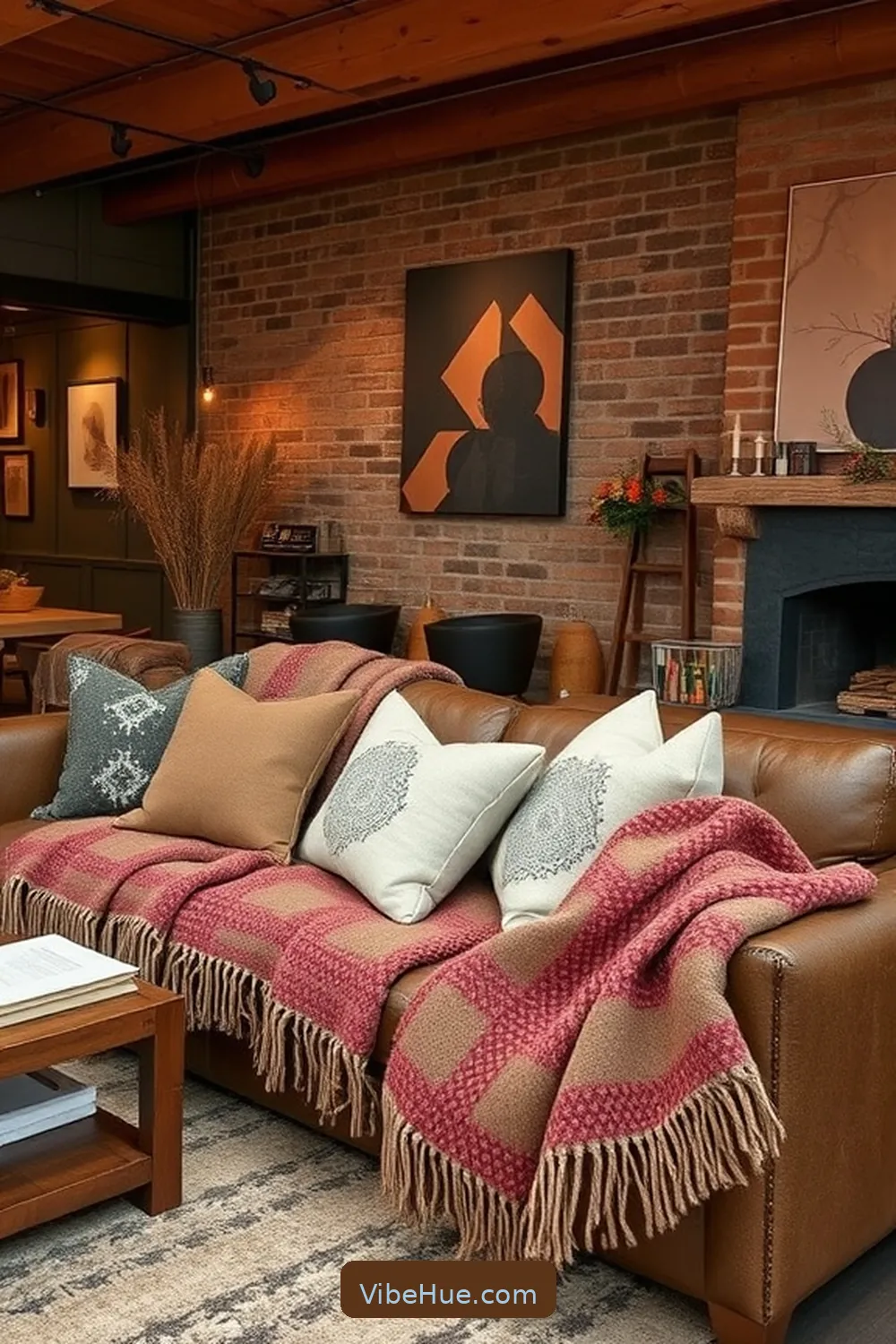 Creating a Cozy Fall Living Room With Industrial Style 3 Incorporate Warm Textures for Creating a Cozy Fall Living Room With Industrial Style