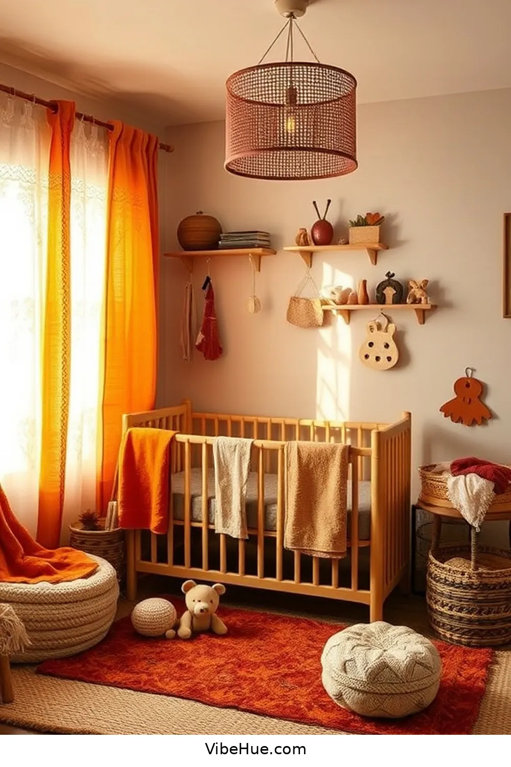 Choosing a Warm Color Palette for Creating a Cozy Fall Nursery in Rustic Style
