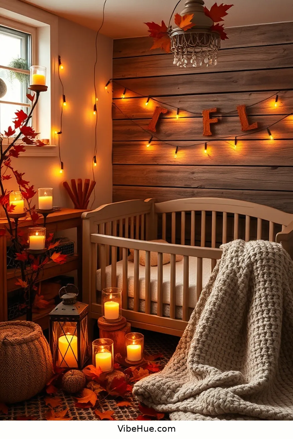 Lighting Ideas for Ambiance for Creating a Cozy Fall Nursery in Rustic Style
