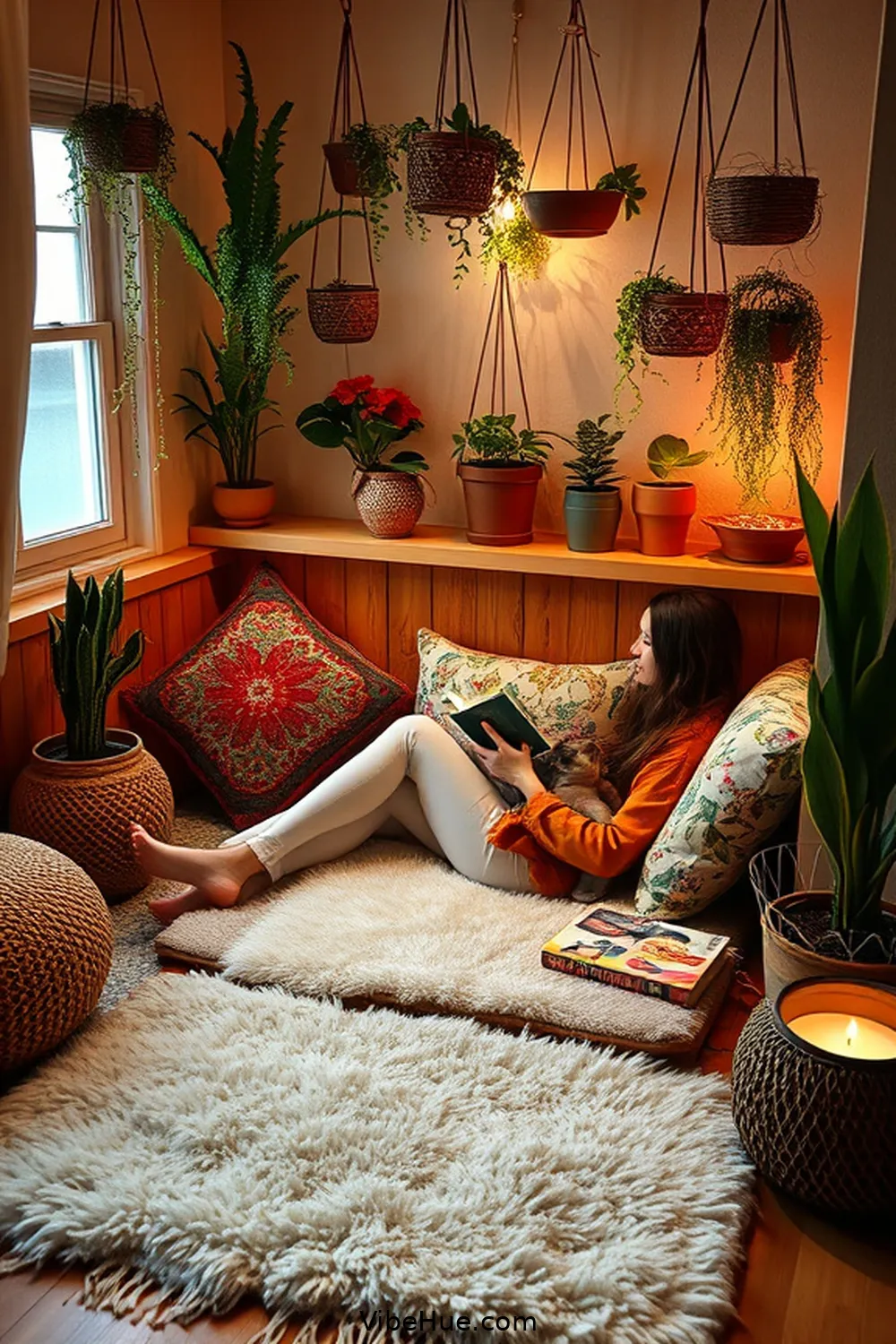 Creating a Cozy Holiday Bedroom in Bohemian Style 8 Creating a Cozy Reading Nook for Relaxation for Creating a Cozy Holiday Bedroom in Bohemian Style