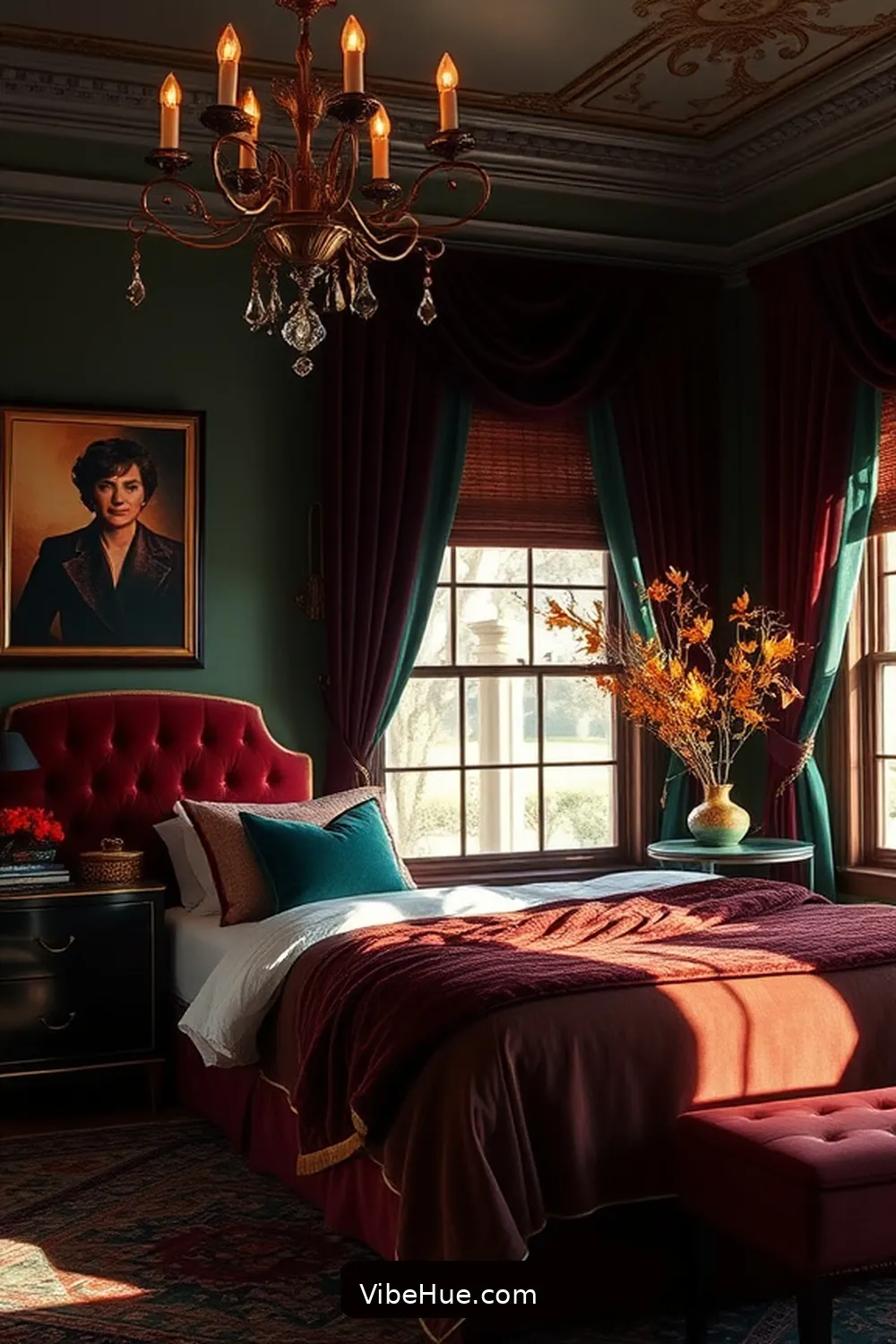 Creating a Fall Bedroom With Modern Glam Style 2 Embrace Autumn’s Color Palette for Creating a Fall Bedroom With Modern Glam Style