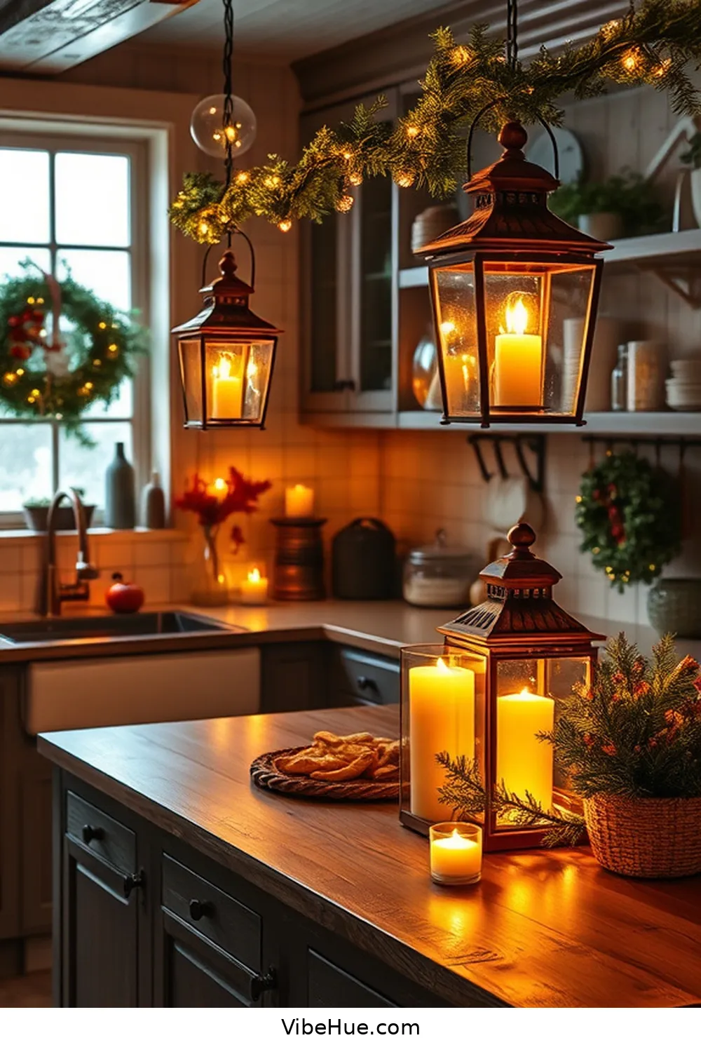 Creating a Holiday Kitchen With Traditional Style 5 Creating a Cozy Ambiance With Lighting for Creating a Holiday Kitchen With Traditional Style