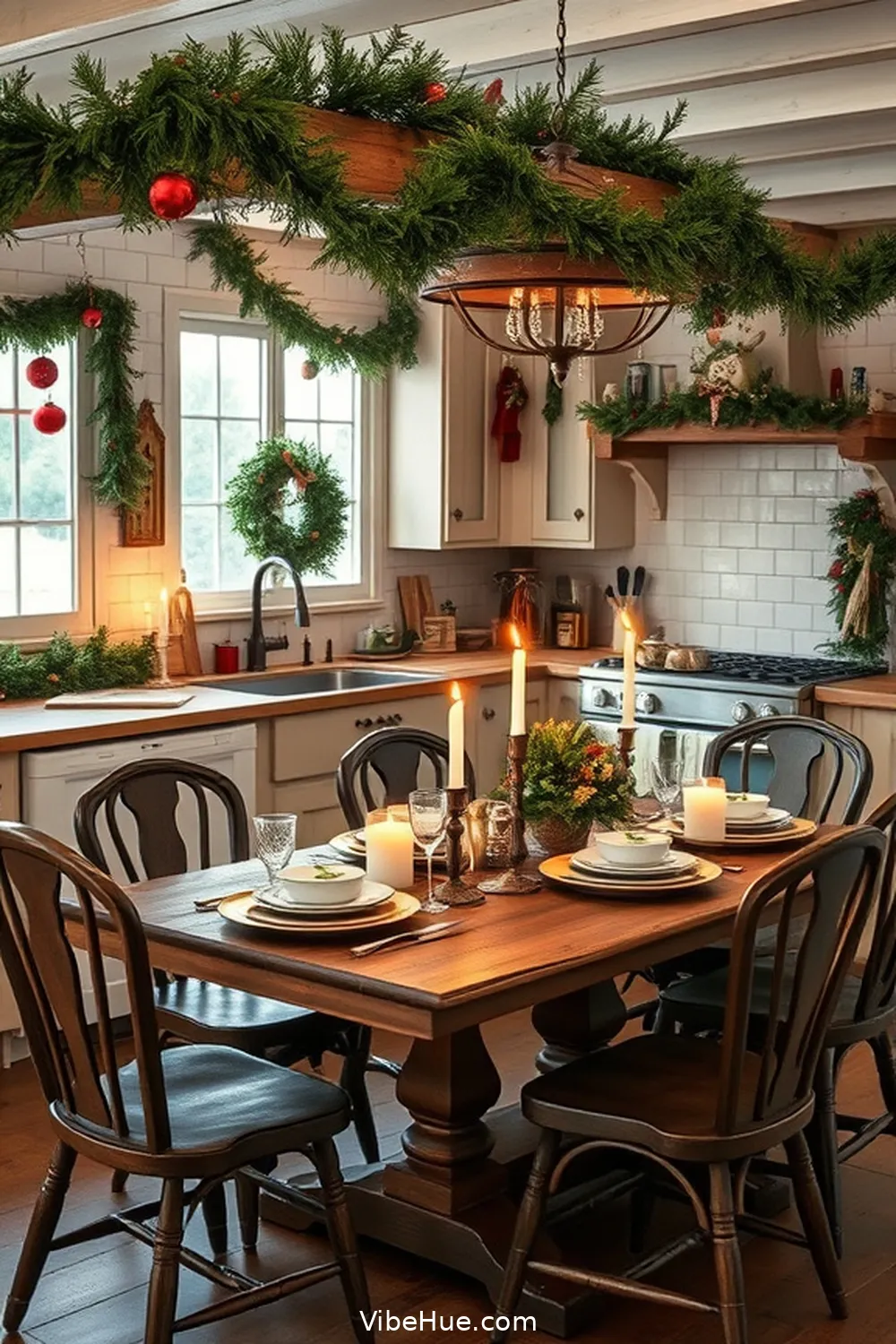 Creating a Holiday Kitchen With Traditional Style 3 Incorporating Classic Holiday Decorations for Creating a Holiday Kitchen With Traditional Style