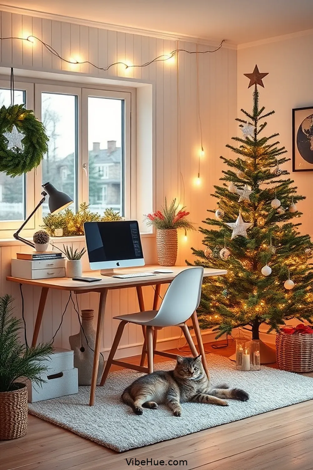 Celebrating the Holiday Spirit for Creating a Scandinavian-Style Holiday Home Office