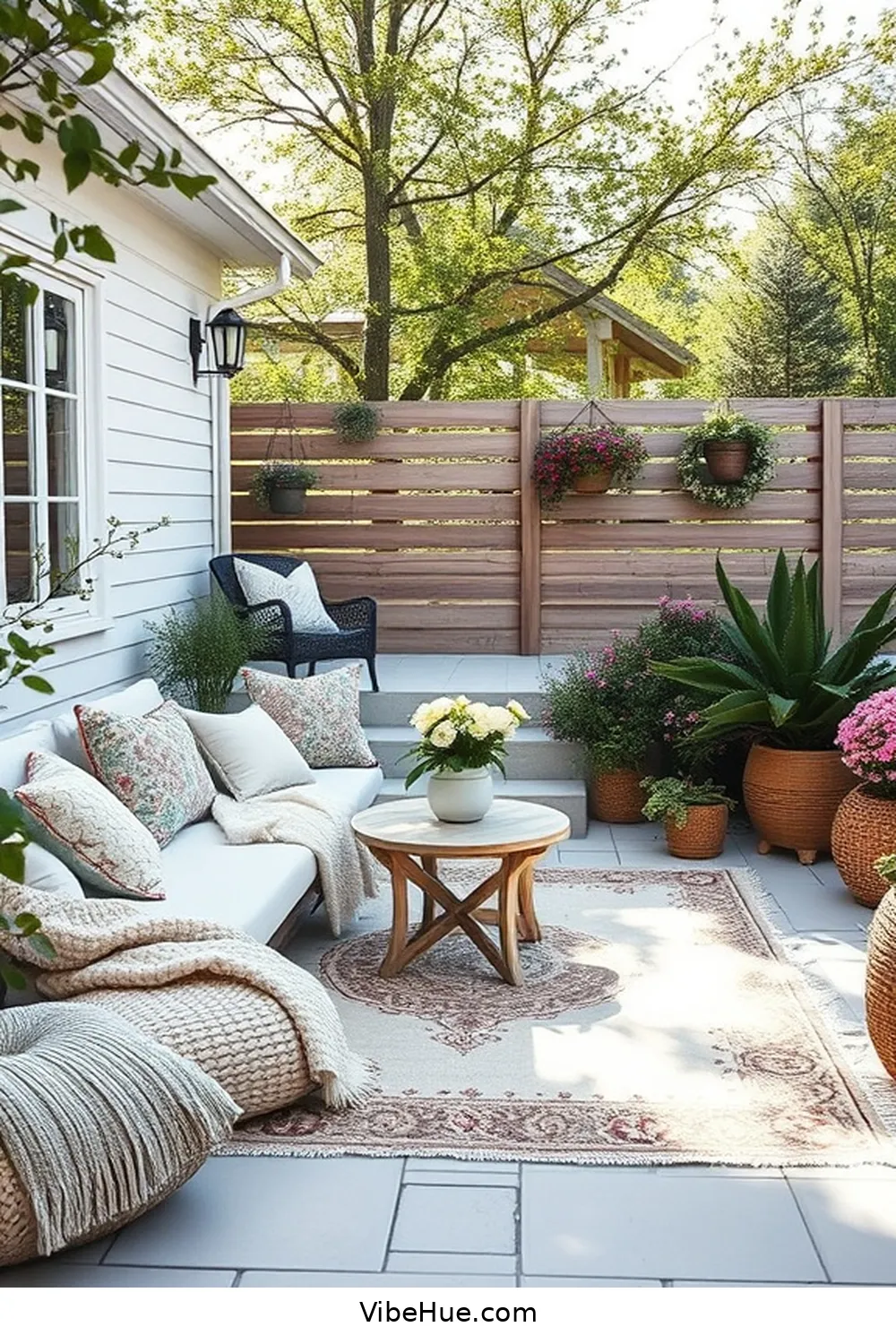 Creating a Scandinavian-Style Spring Outdoor Patio 7 Adding Cozy Textiles for Creating a Scandinavian-Style Spring Outdoor Patio