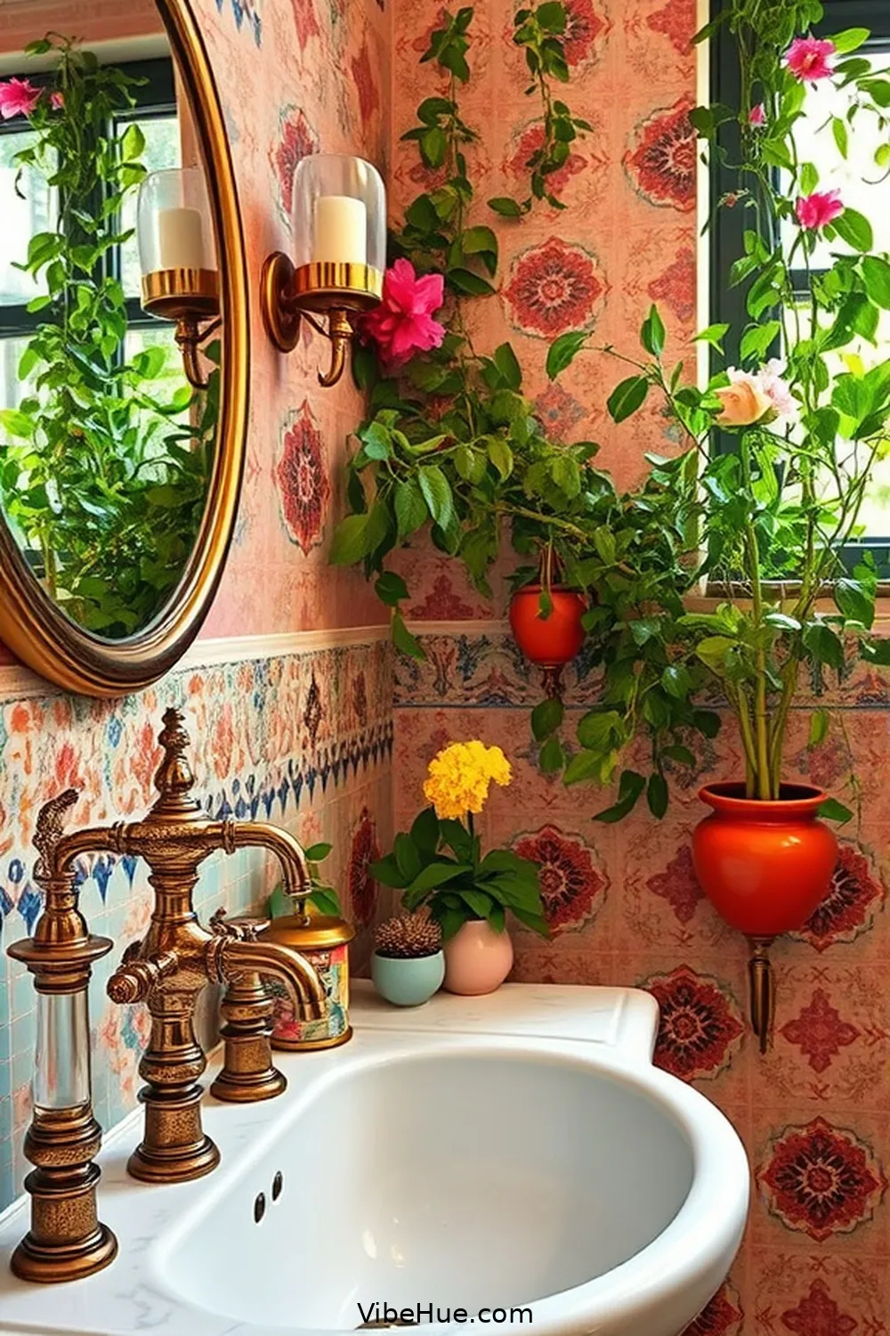 Creating a Spring Bathroom in Bohemian Style 6 Statement Bathroom Fixtures for Creating a Spring Bathroom in Bohemian Style