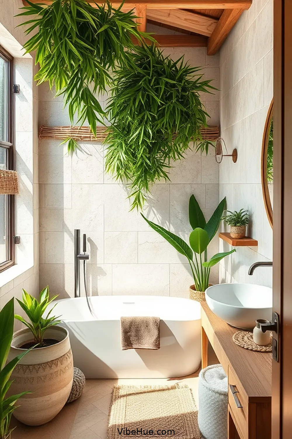 Creating a Spring Bathroom in Bohemian Style 11 Sustainable and Eco-Friendly Choices for Creating a Spring Bathroom in Bohemian Style