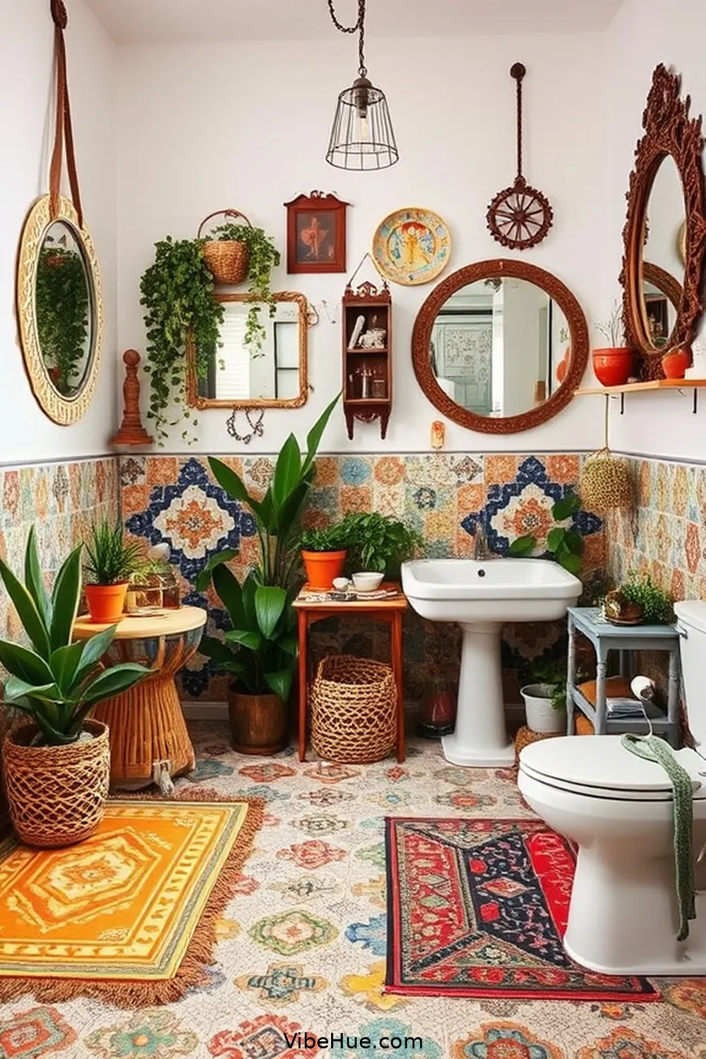 Creating a Spring Bathroom in Bohemian Style 9 Vintage and Bohemian Accessories for Creating a Spring Bathroom in Bohemian Style
