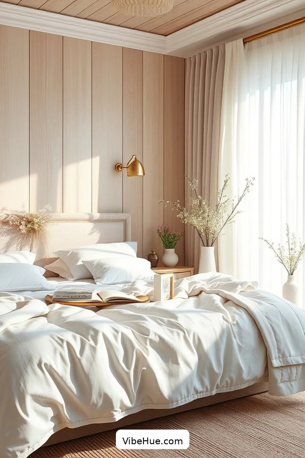 Creating a Spring Bedroom in Scandinavian Style 3 Choose a Soft Color Palette for Creating a Spring Bedroom in Scandinavian Style