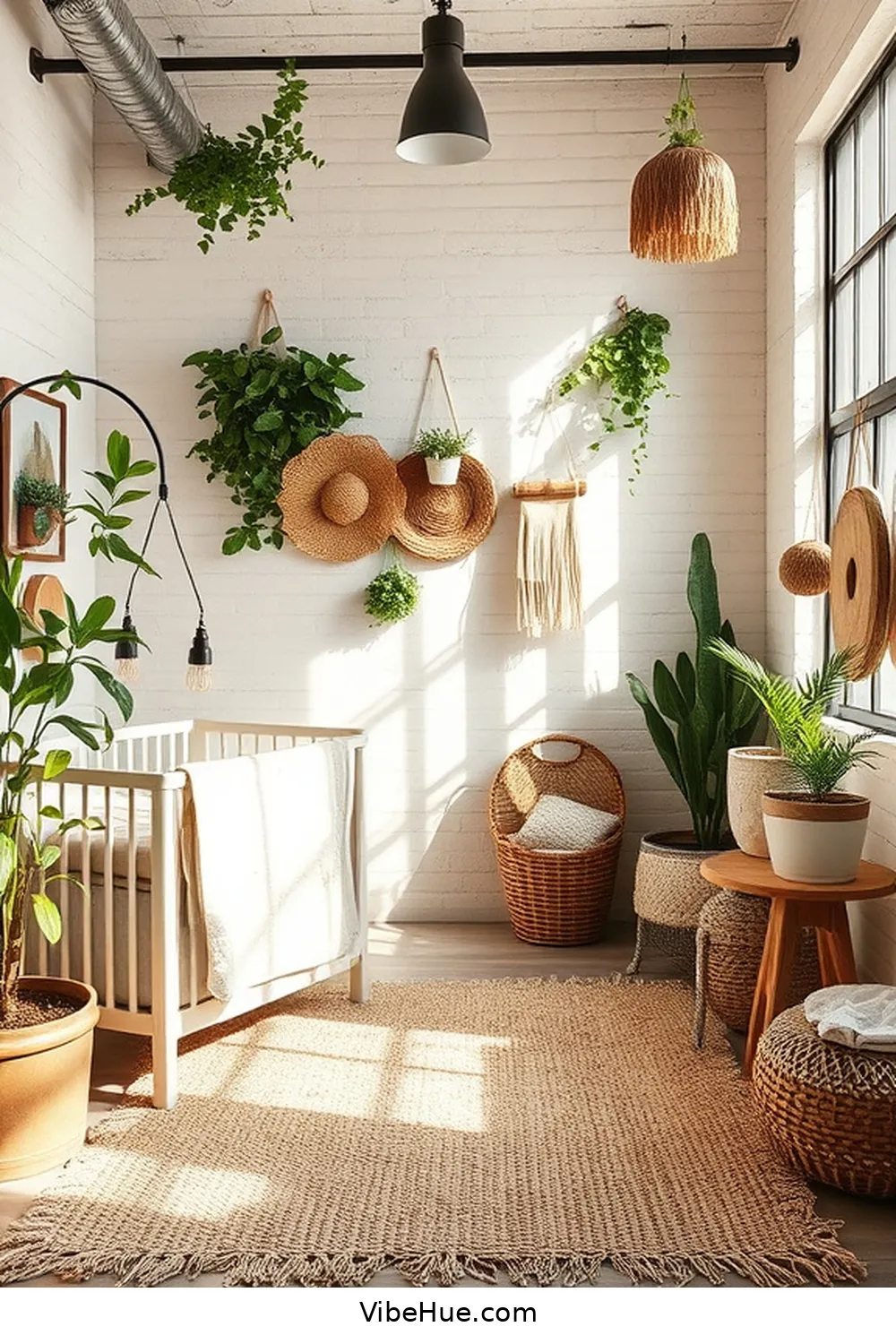 Embracing Natural Textures for Creating a Summer Nursery in Industrial Style