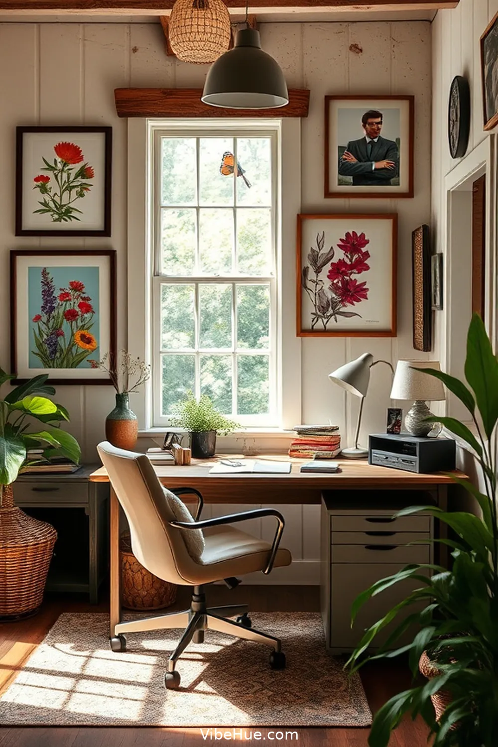 Design Your Spring Home Office With Rustic Style 10 Personalize With Art and Photography for Design Your Spring Home Office With Rustic Style