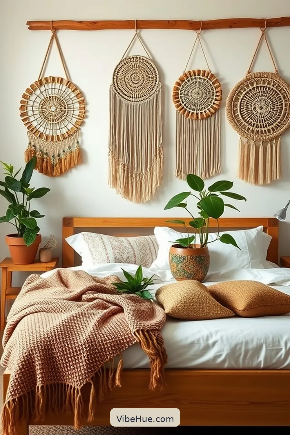 Designing a Cozy Year-Round Bohemian Style Bedroom 5 Incorporating Natural Elements for Designing a Cozy Year-Round Bohemian Style Bedroom