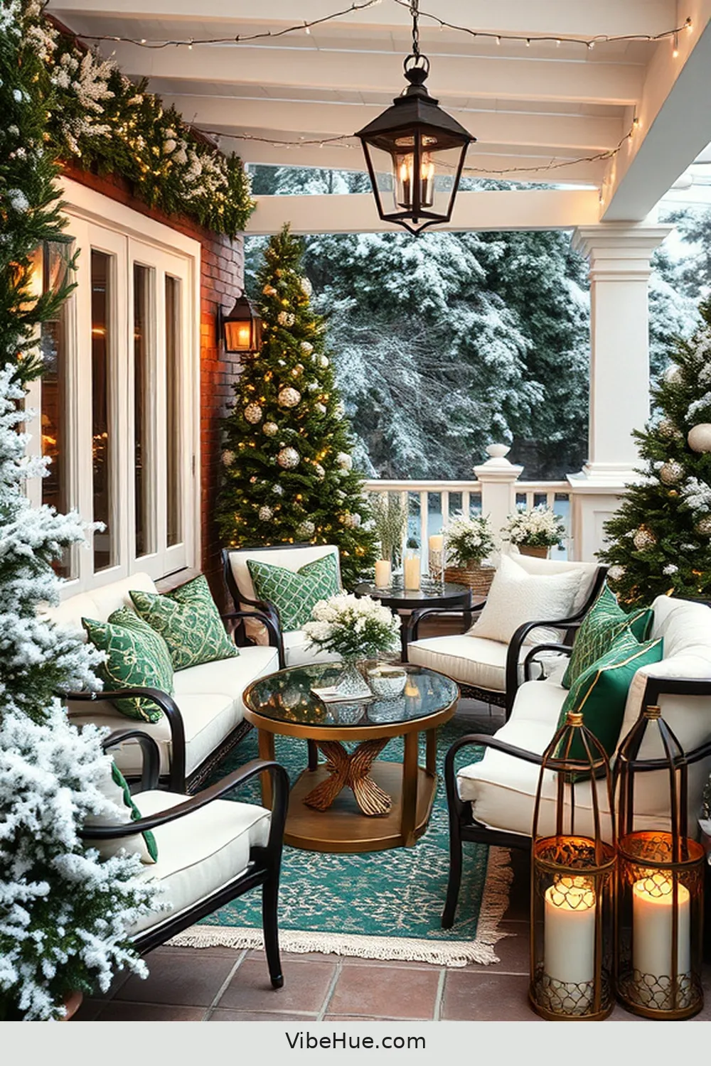 Designing a Winter Outdoor Patio in Modern Glam Style 2 Choosing the Right Color Palette for Designing a Winter Outdoor Patio in Modern Glam Style