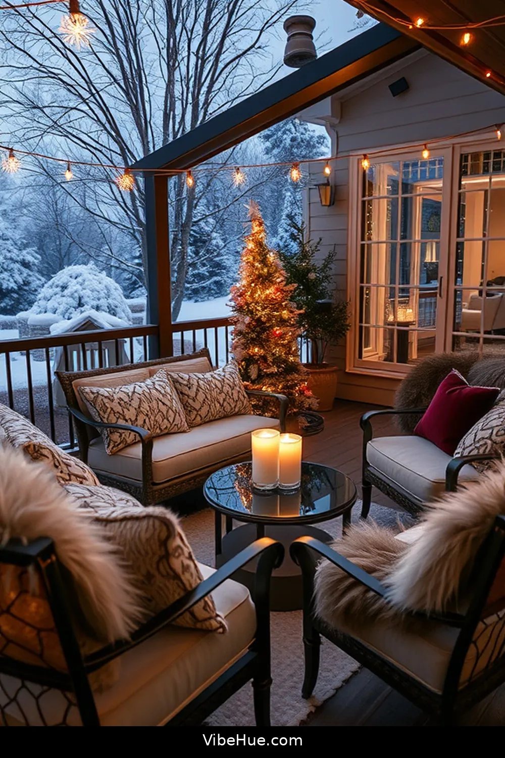 Designing a Winter Outdoor Patio in Modern Glam Style 3 Selecting Elegant Furniture for Designing a Winter Outdoor Patio in Modern Glam Style
